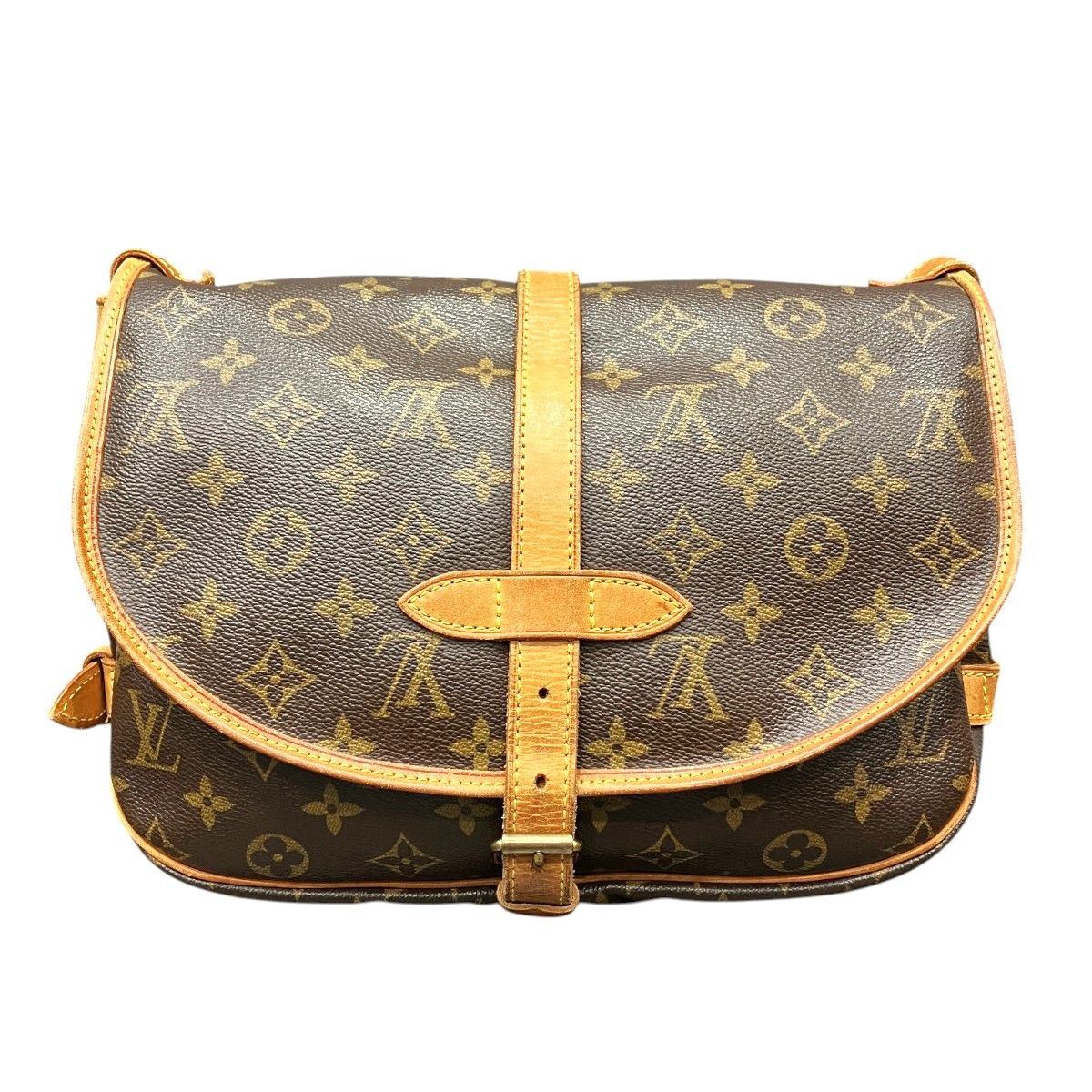 Louis Vuitton Louis Vuitton Louis Vuitton Saumur Monogram shoulder bag Textile Shoulder Bag M42256 DUTY FREE for USA Size ONE SIZE - 2 Thumbnail
