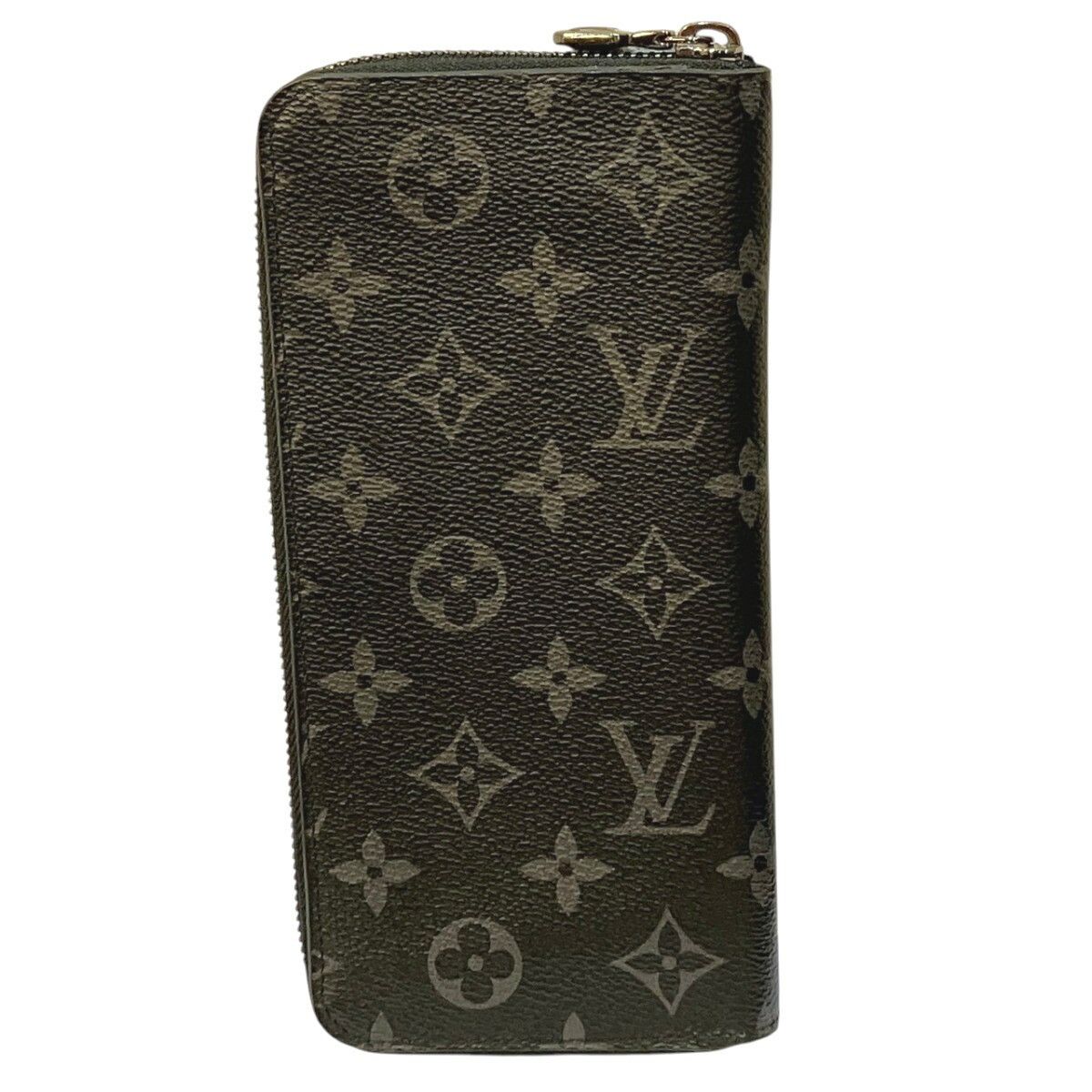 Louis Vuitton Louis Vuitton Louis Vuitton Vertical Monogram Eclipse Wallet Textile Long Wallet M62295 DUTY FREE for USA Size ONE SIZE - 2 Thumbnail