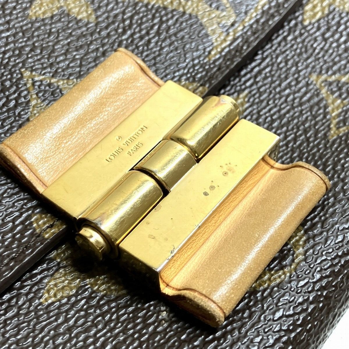 Louis Vuitton Louis Vuitton Louis Vuitton Monogram Bifold Wallet Textile Short Wallet M60414 DUTY FREE for USA Size ONE SIZE - 7 Thumbnail
