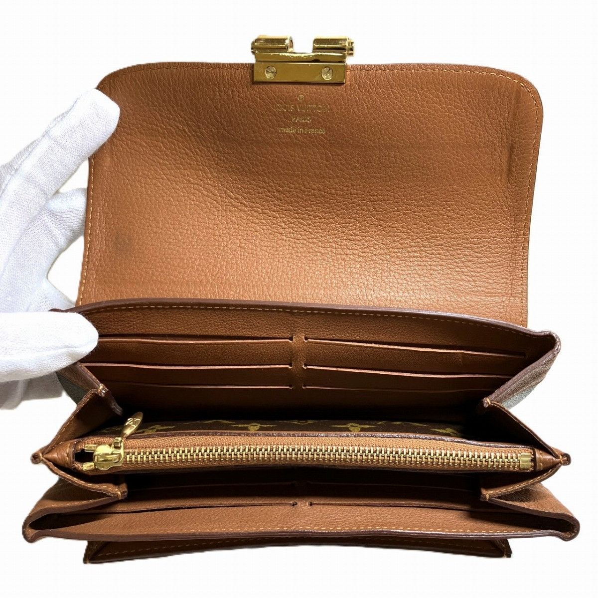 Louis Vuitton Louis Vuitton Louis Vuitton Monogram Bifold Wallet Textile Short Wallet M60414 DUTY FREE for USA Size ONE SIZE - 3 Thumbnail