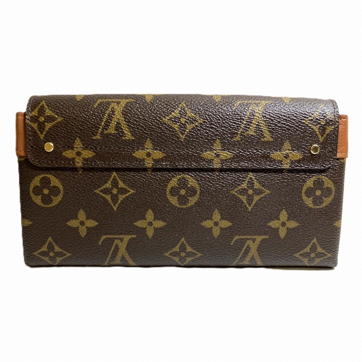 Louis Vuitton Louis Vuitton Louis Vuitton Monogram Bifold Wallet Textile Short Wallet M60414 DUTY FREE for USA Size ONE SIZE - 2 Thumbnail