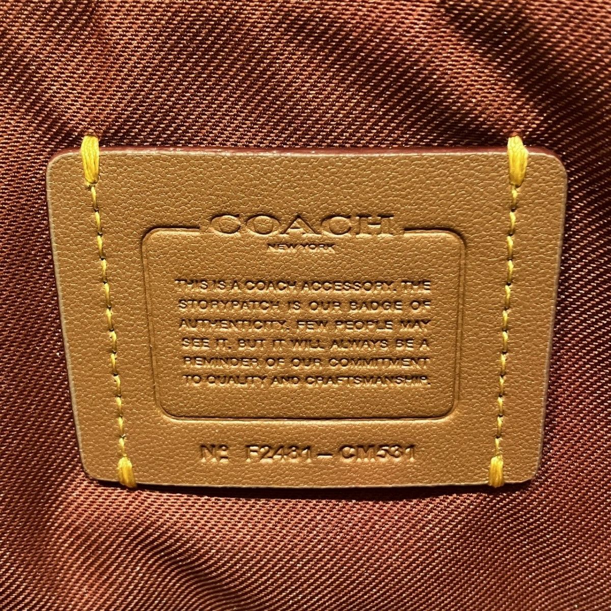 Coach Coach COACH Leather Handbag Leather Handbag CM531 DUTY FREE for USA Size ONE SIZE - 4 Thumbnail
