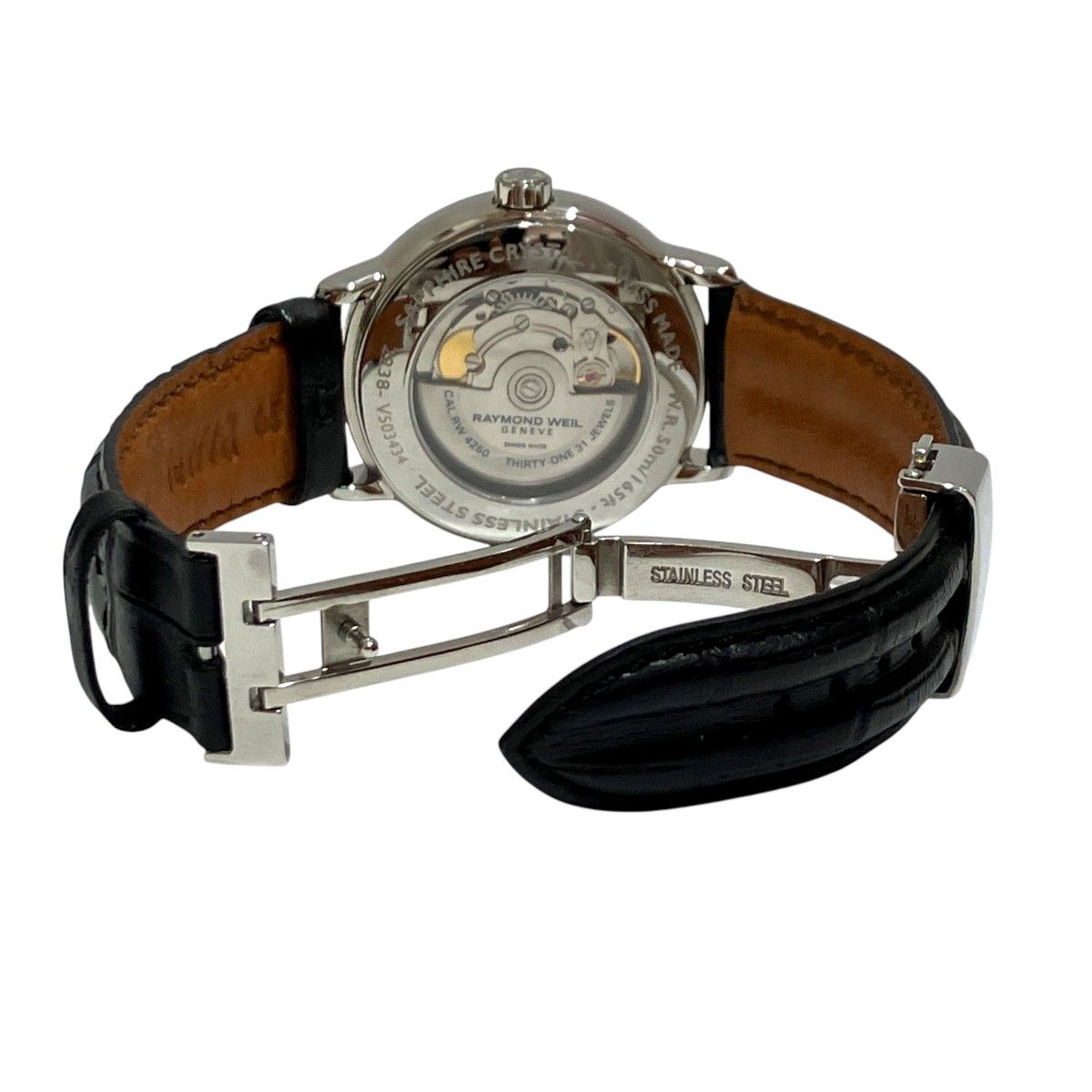 Other Other Raymond Weil Maestro Stainless Steel Watch Metal Automatic 2238-ST-00659 DUTY FREE for USA Size ONE SIZE - 8 Thumbnail