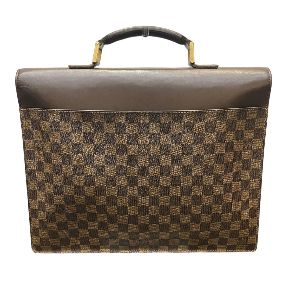 Louis Vuitton Louis Vuitton Louis Vuitton Altona PM Damier Ebene Briefcase Textile Business Bag N53315 DUTY FREE for USA Size ONE SIZE - 2 Thumbnail