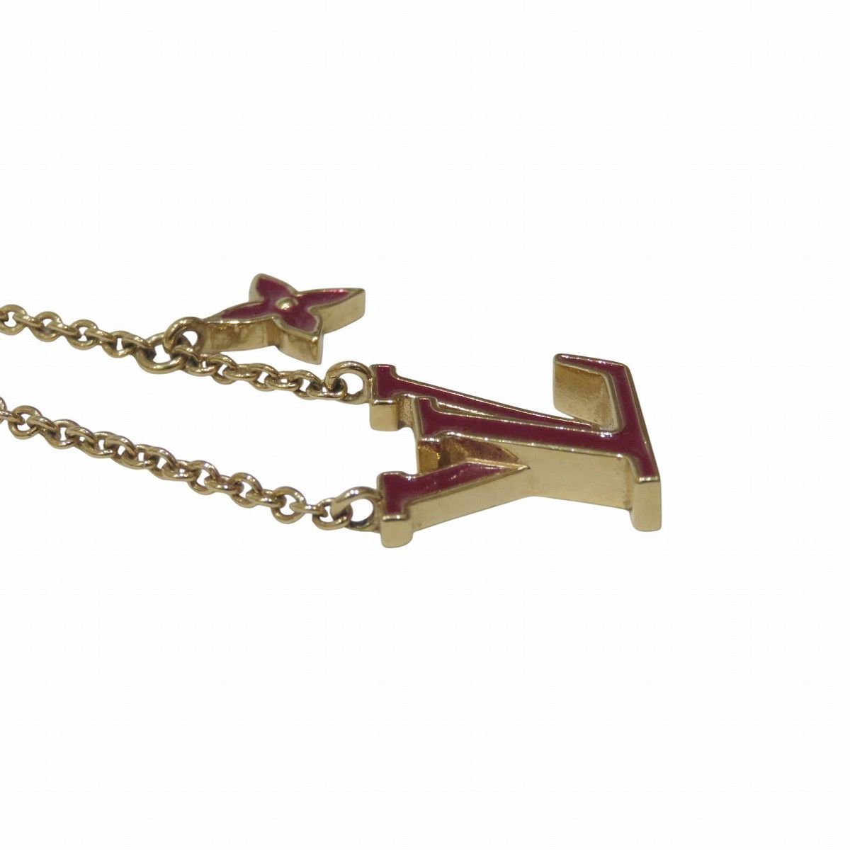 Louis Vuitton Louis Vuitton Louis Vuitton Iconic Logo Necklace Metal Necklace M01736 DUTY FREE for USA Size ONE SIZE - 7 Thumbnail