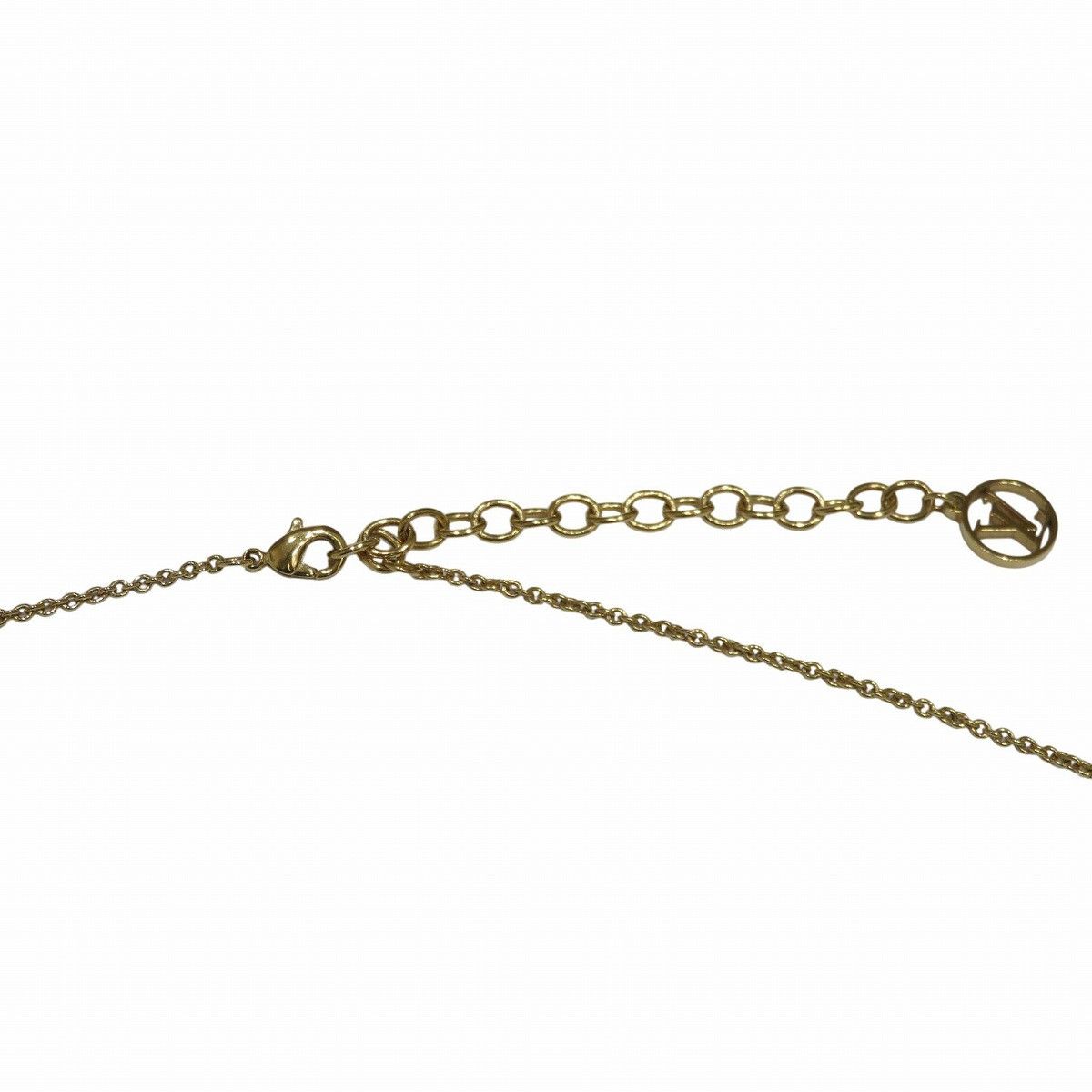 Louis Vuitton Louis Vuitton Louis Vuitton Iconic Logo Necklace Metal Necklace M01736 DUTY FREE for USA Size ONE SIZE - 2 Thumbnail