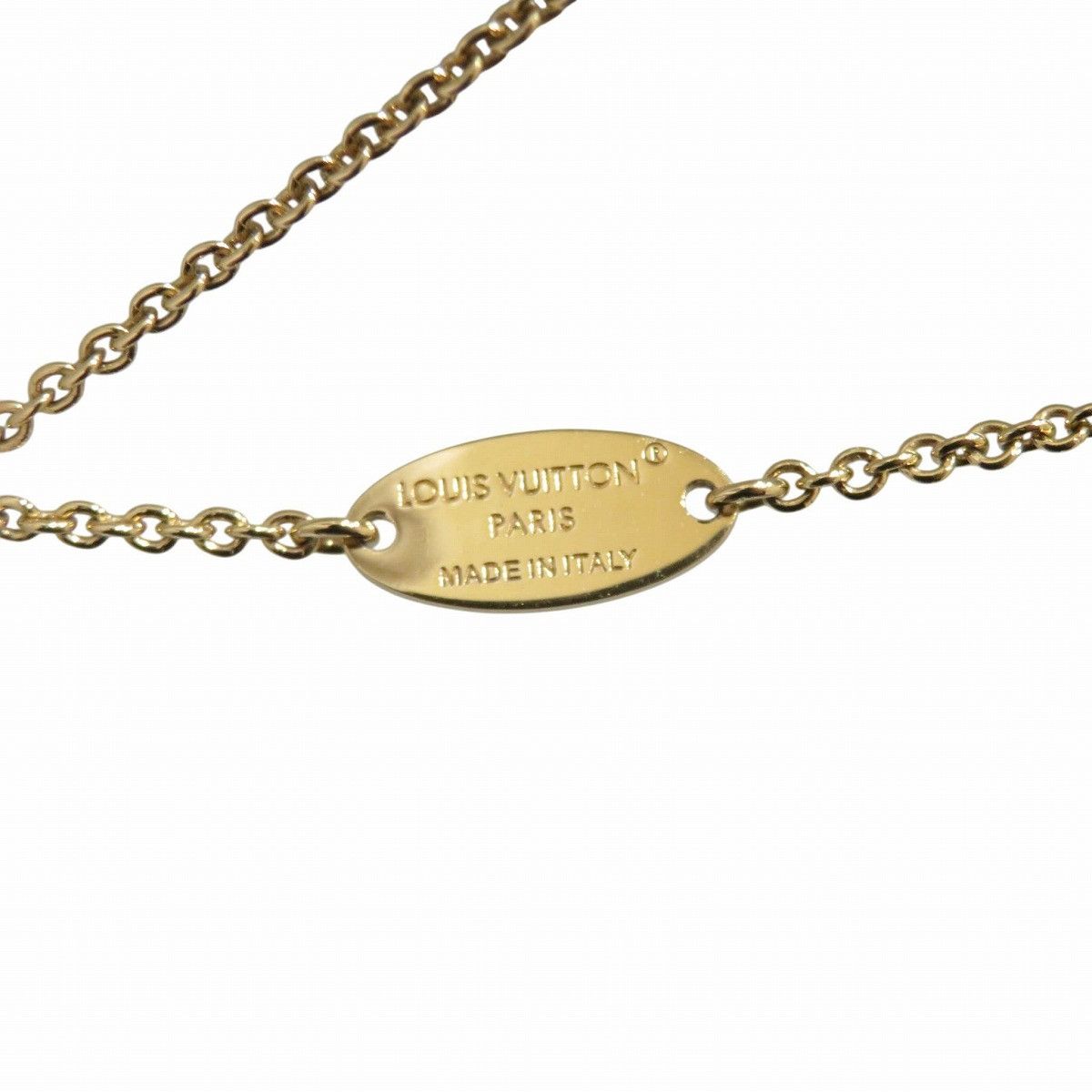 Louis Vuitton Louis Vuitton Louis Vuitton Iconic Logo Necklace Metal Necklace M01736 DUTY FREE for USA Size ONE SIZE - 5 Thumbnail