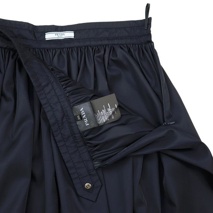 Prada Prada Prada Nylon Gathered Skirt Textile Skirts DUTY FREE for USA Size ONE SIZE - 6 Thumbnail