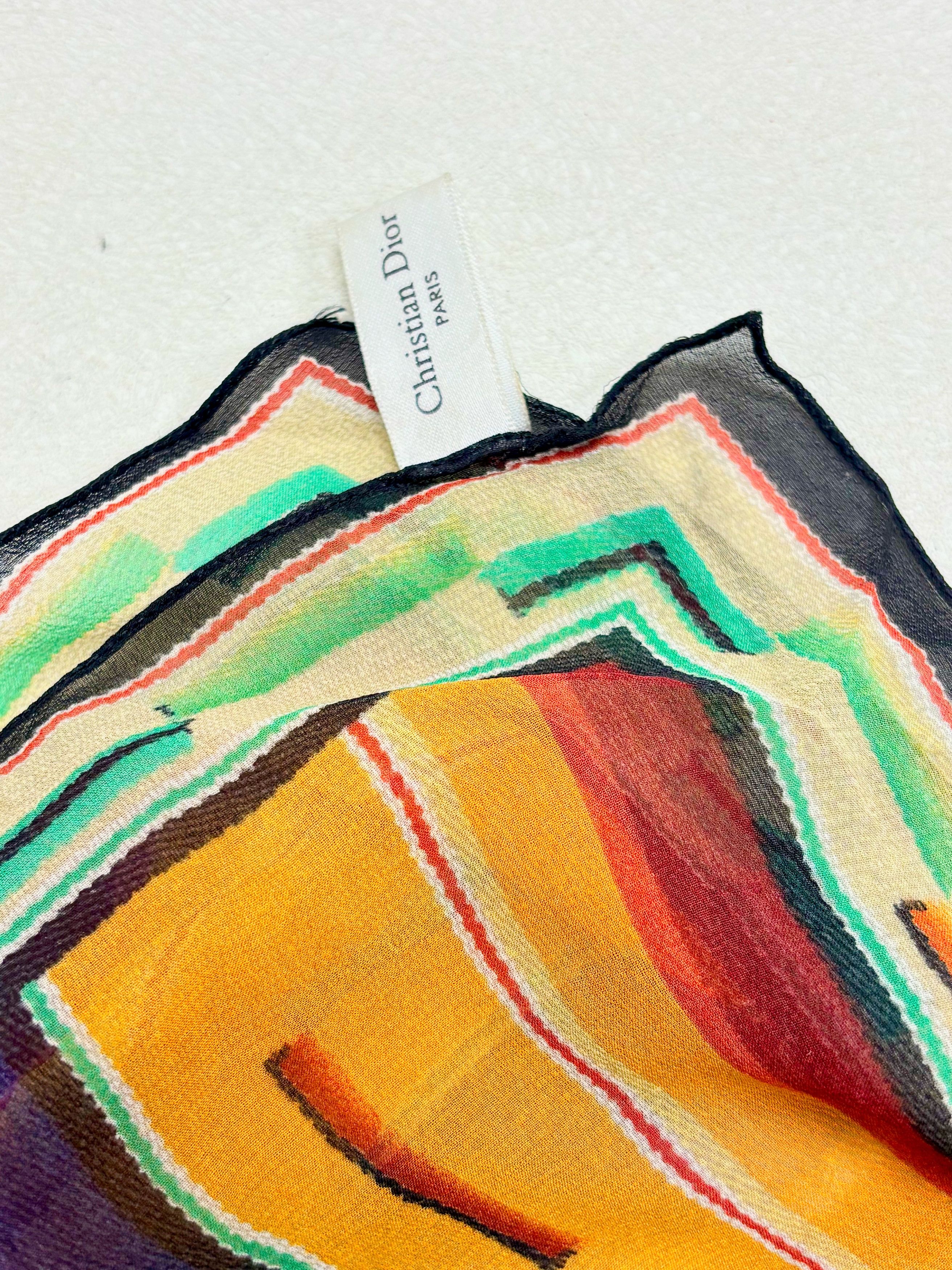 Dior Foulard Carré en soie 2002 Size ONE SIZE - 8 Thumbnail