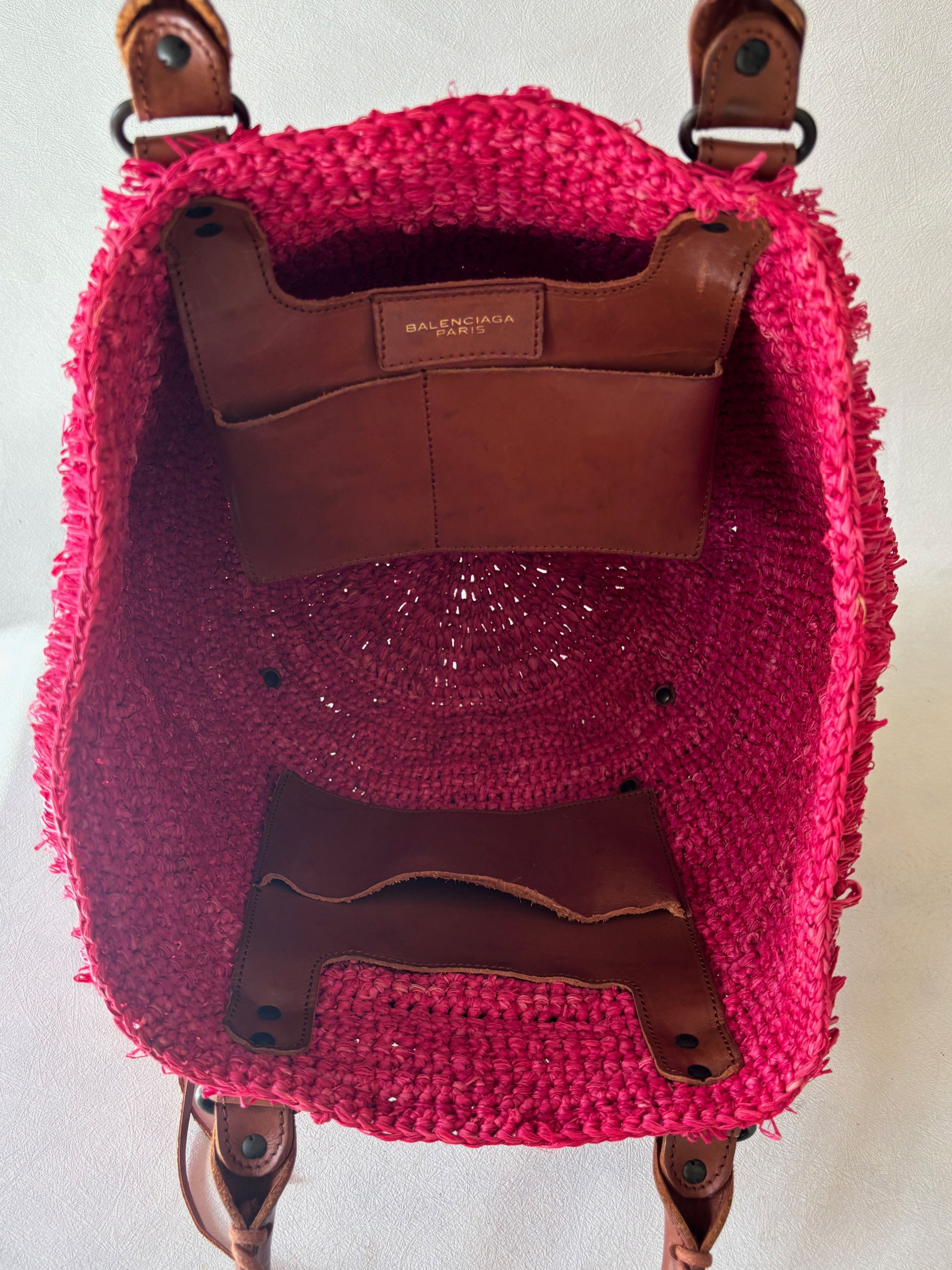 Balenciaga Sac Panier Raphia Size ONE SIZE - 11 Thumbnail