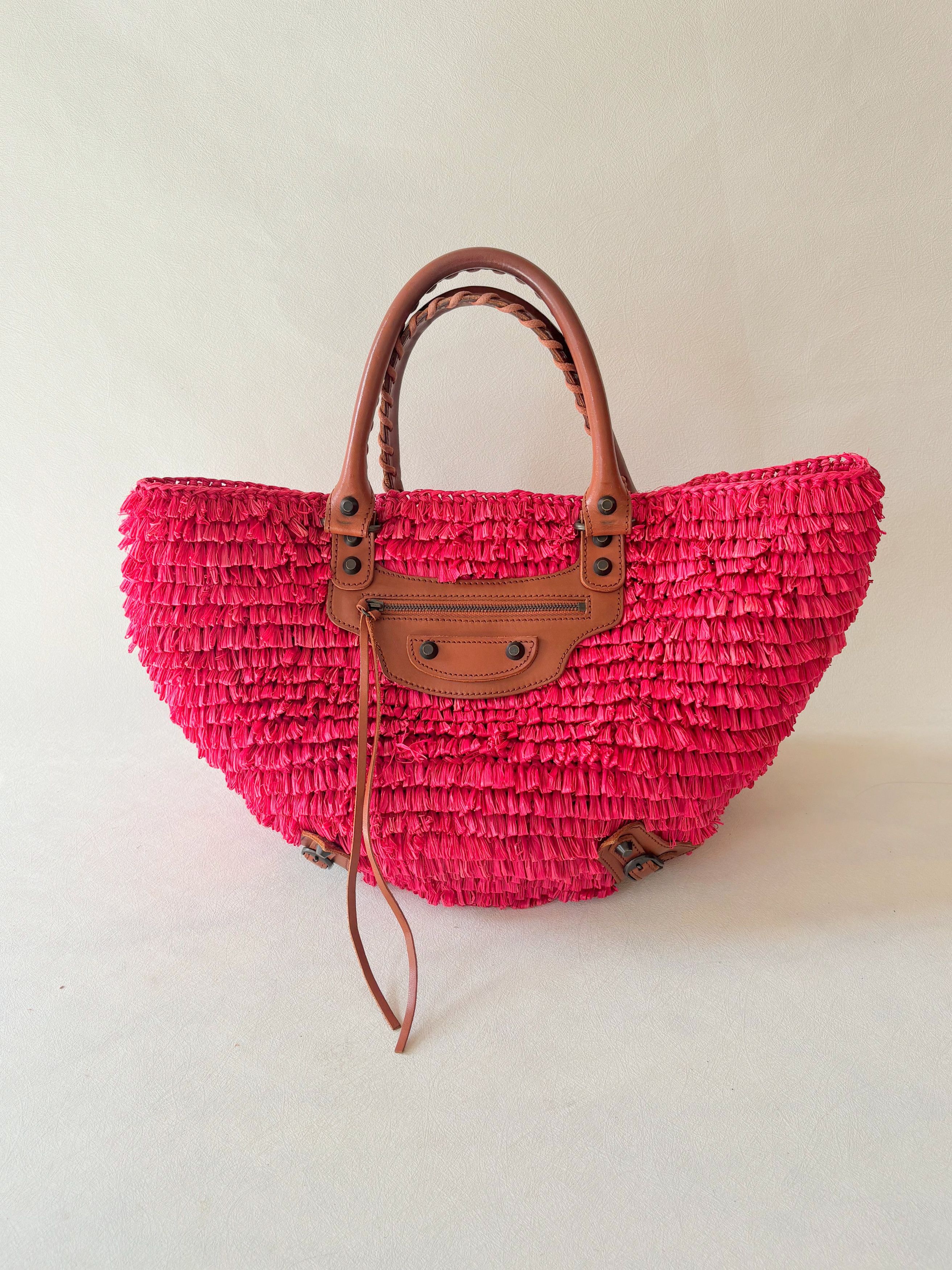 Balenciaga Sac Panier Raphia Size ONE SIZE - 14 Thumbnail