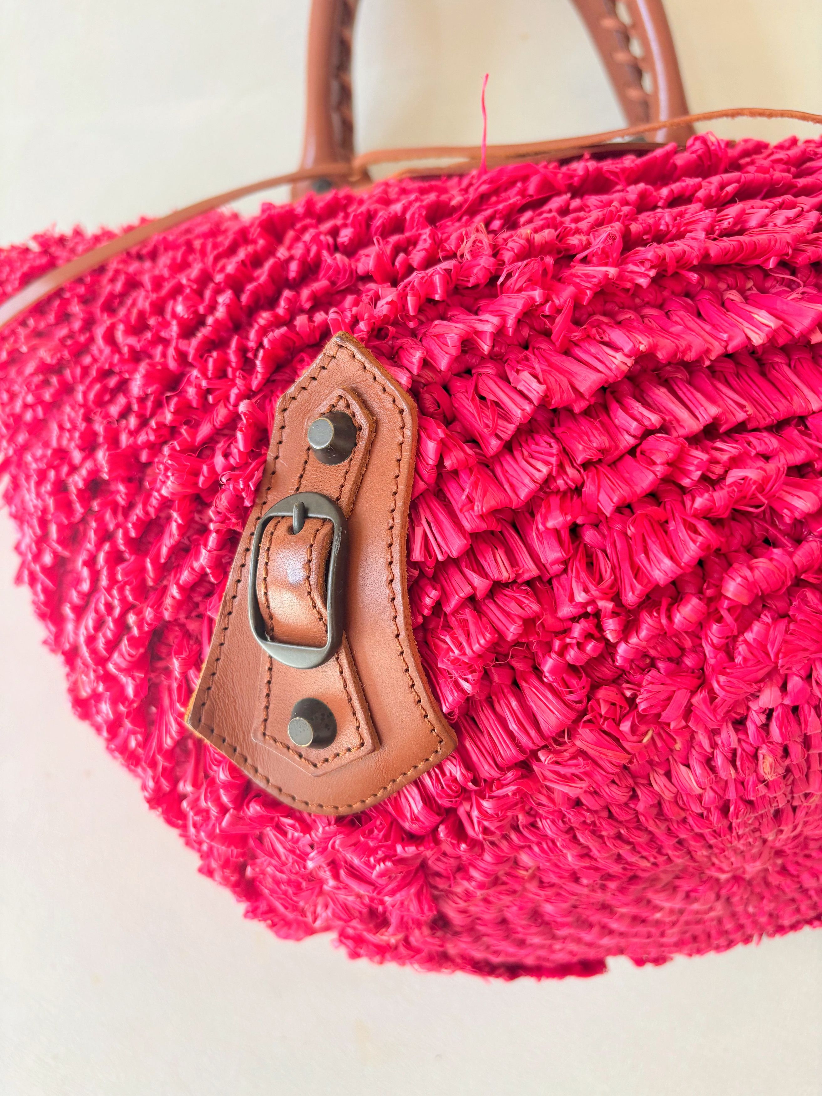 Balenciaga Sac Panier Raphia Size ONE SIZE - 7 Thumbnail