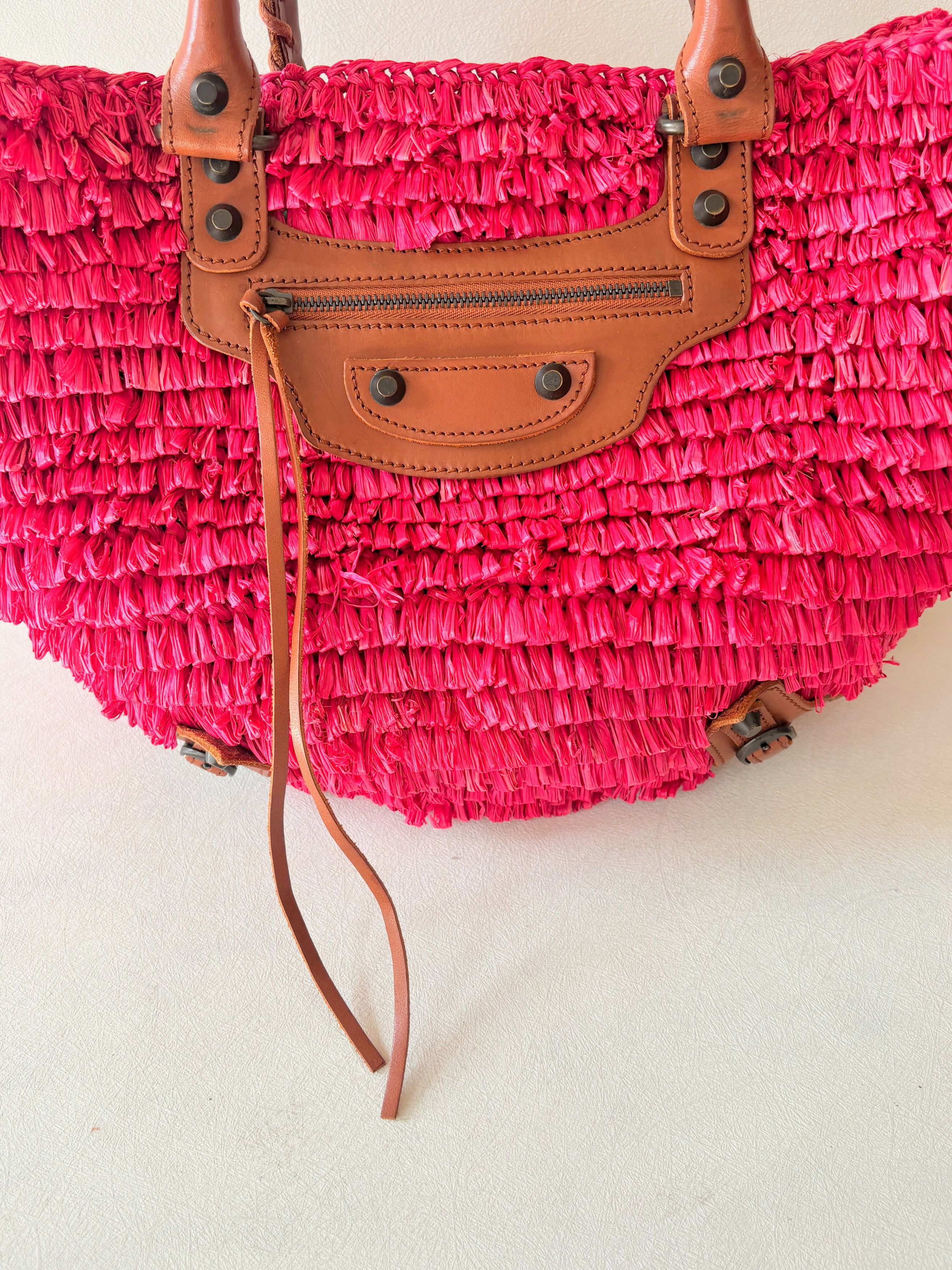 Balenciaga Sac Panier Raphia Size ONE SIZE - 10 Thumbnail