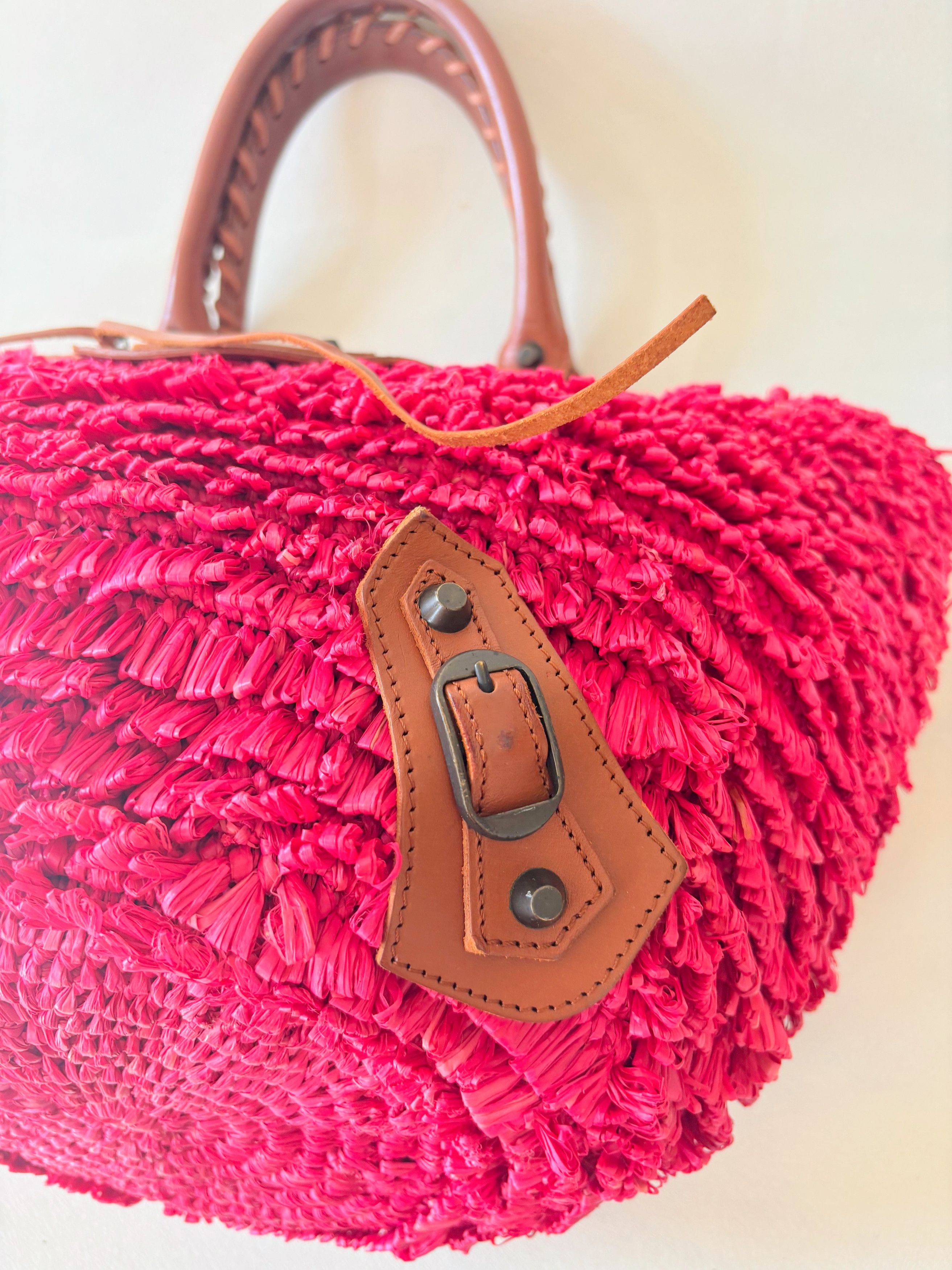 Balenciaga Sac Panier Raphia Size ONE SIZE - 8 Thumbnail