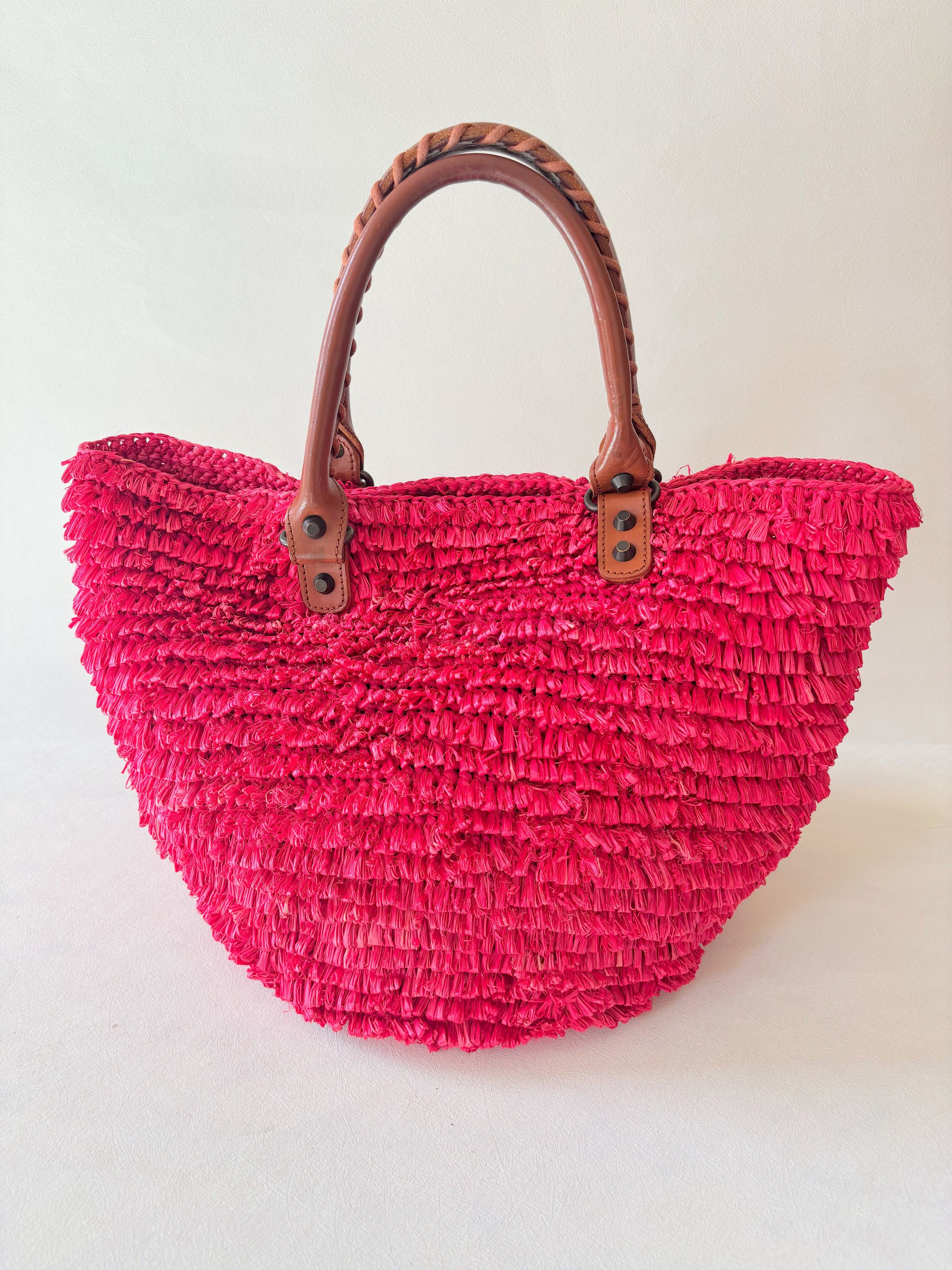 Balenciaga Sac Panier Raphia Size ONE SIZE - 5 Thumbnail