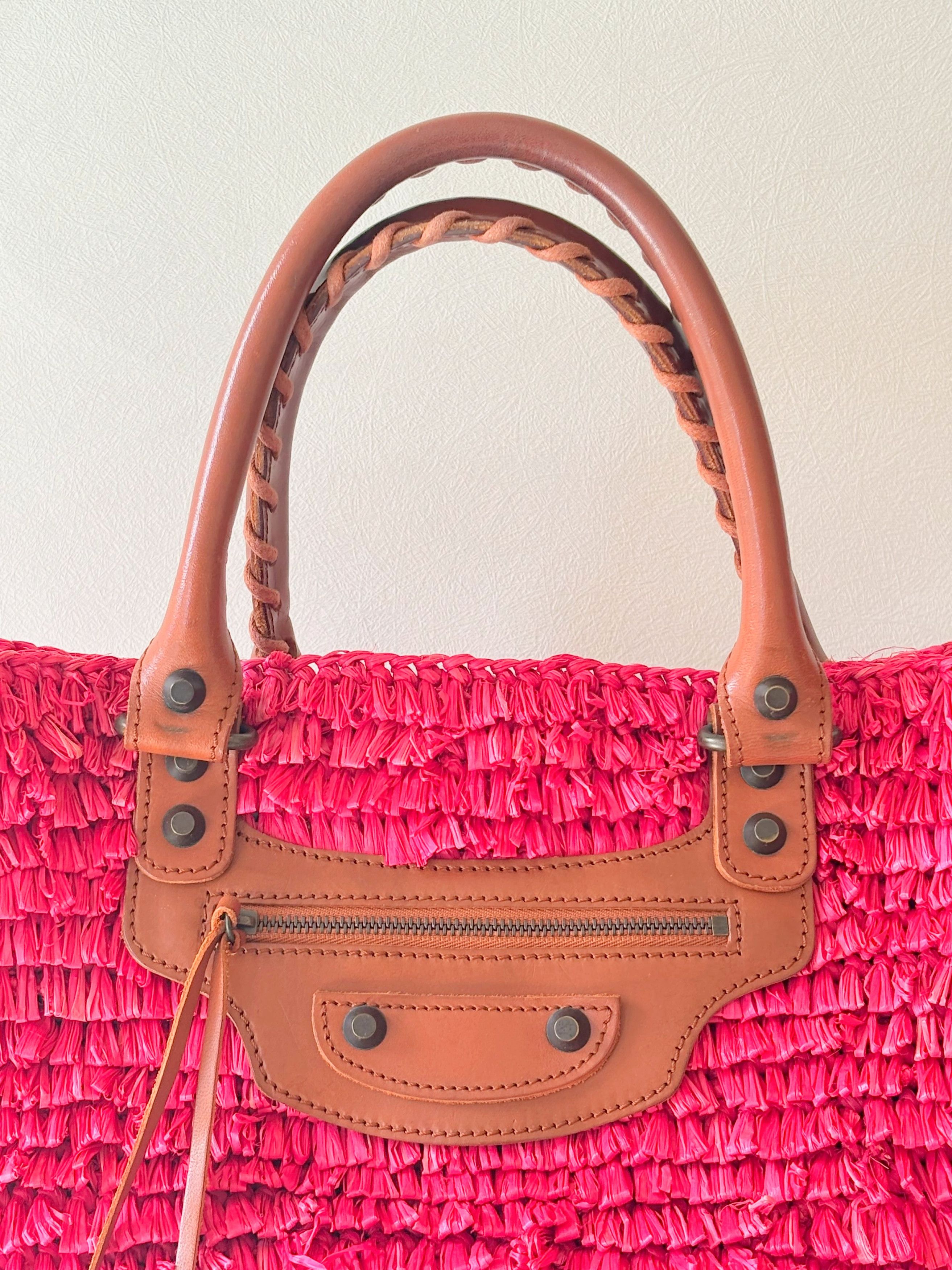 Balenciaga Sac Panier Raphia Size ONE SIZE - 2 Thumbnail