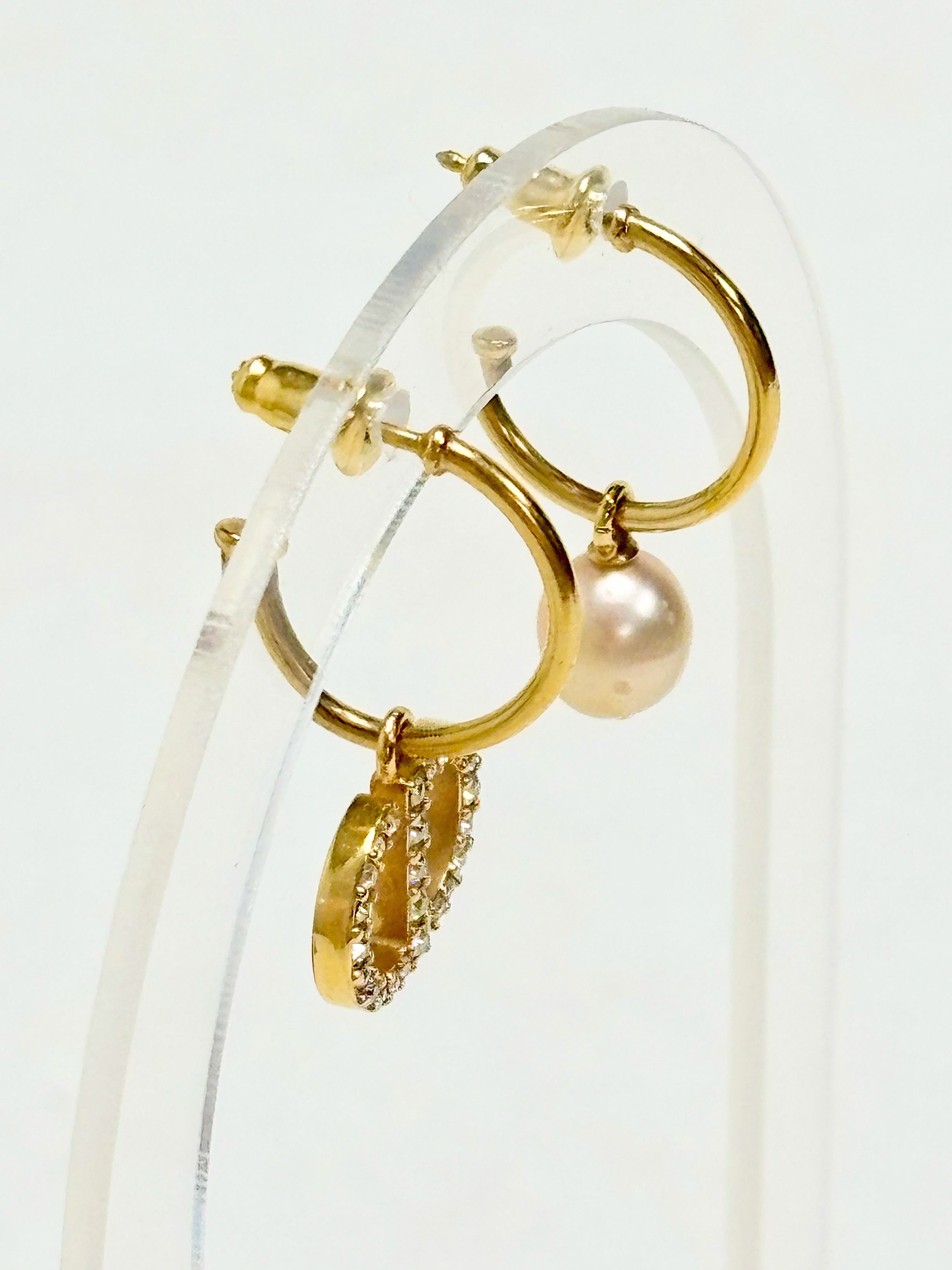 Dior Boucles d'oreilles Petit CD Size ONE SIZE - 3 Thumbnail