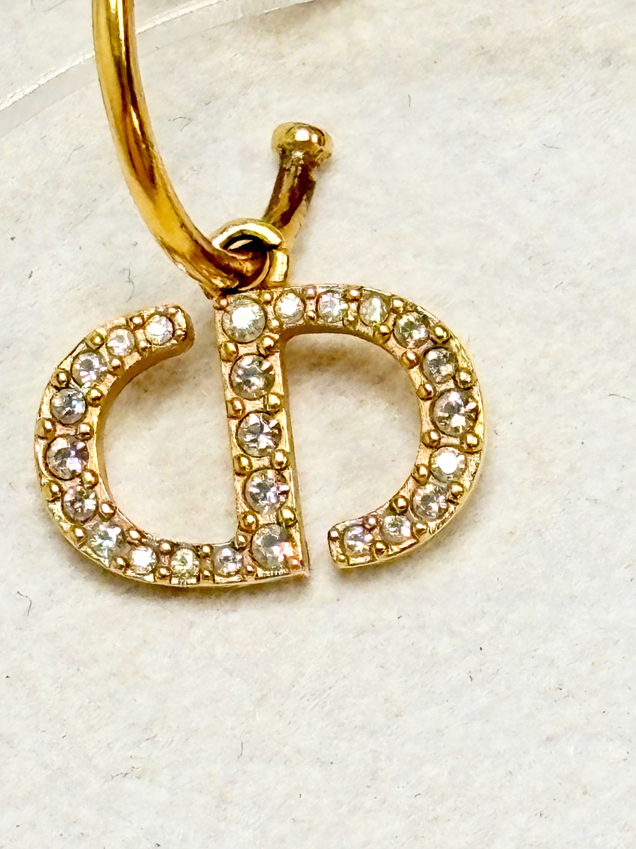 Dior Boucles d'oreilles Petit CD Size ONE SIZE - 2 Thumbnail