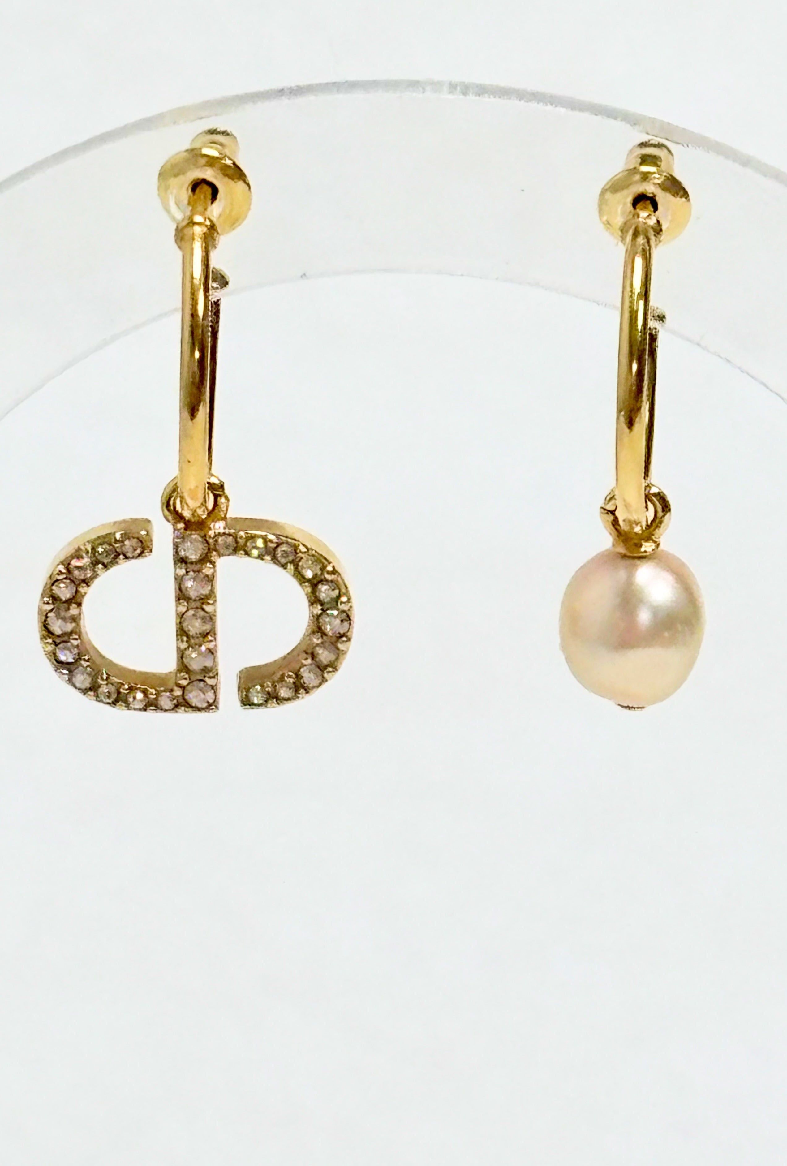 Dior Boucles d'oreilles Petit CD Size ONE SIZE - 7 Thumbnail