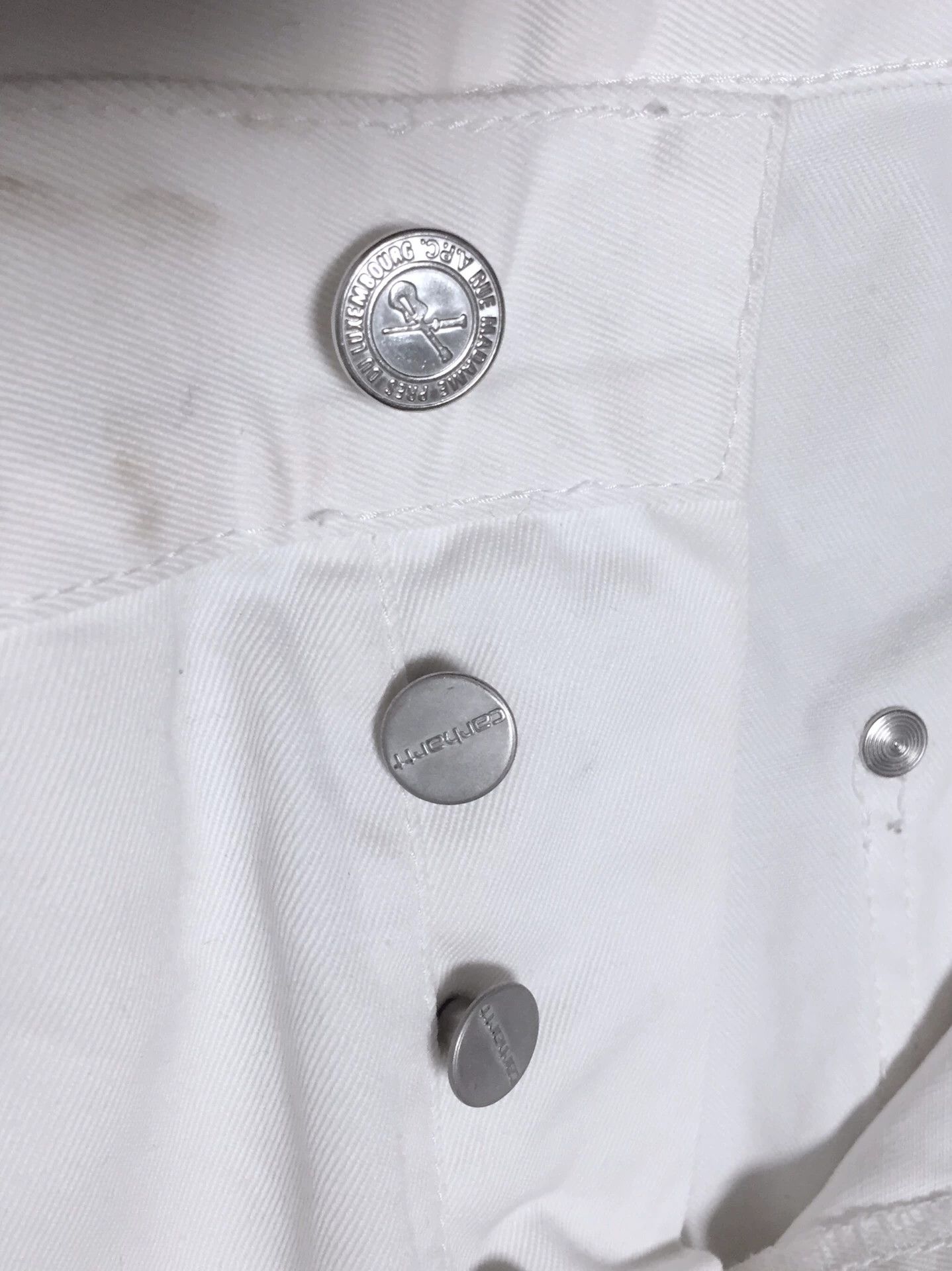 Carhartt Carhartt X A.P.C. White Double Knee Work Pants Size US 30 / EU 46 - 7 Thumbnail