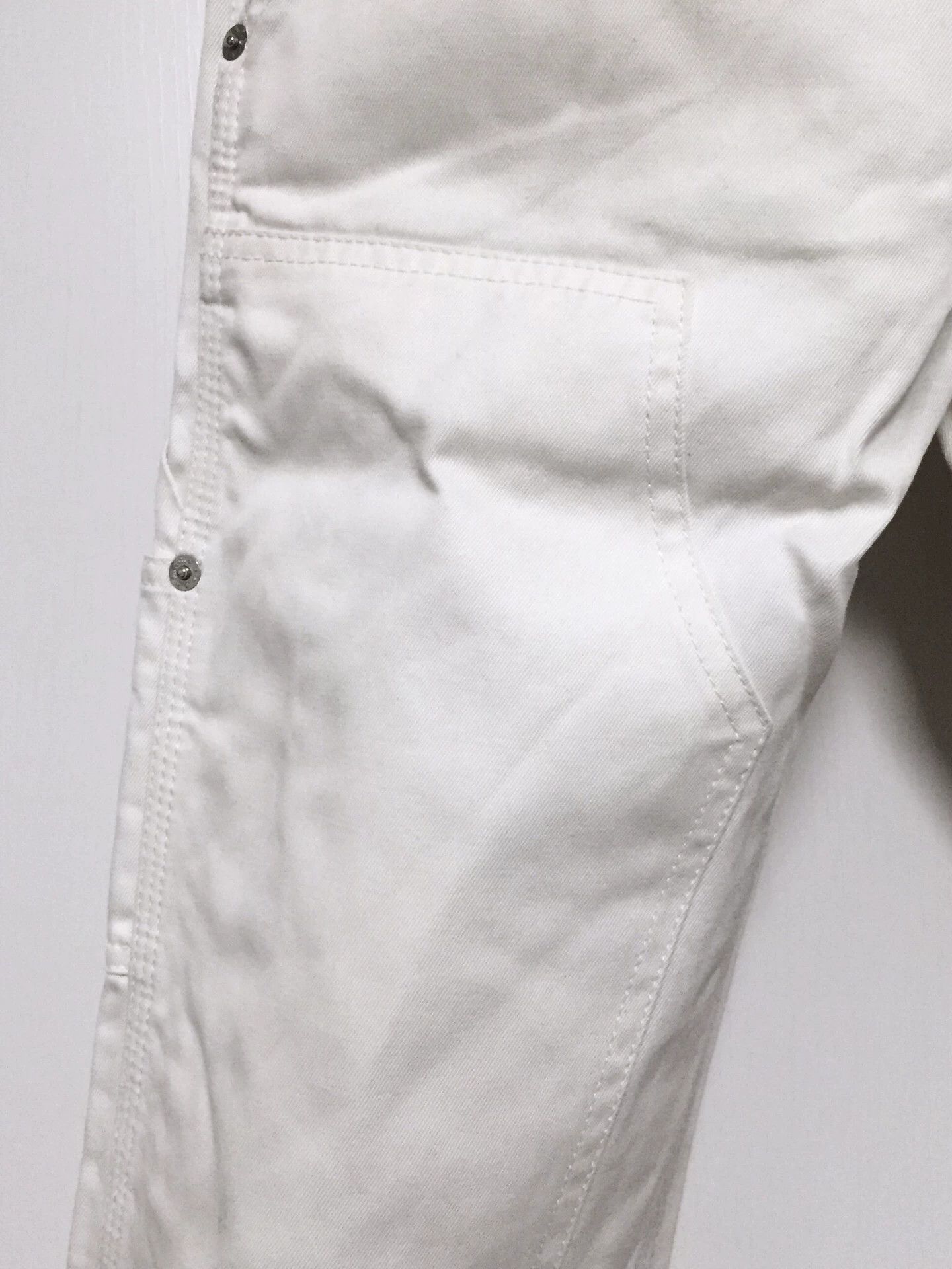 Carhartt Carhartt X A.P.C. White Double Knee Work Pants Size US 30 / EU 46 - 4 Thumbnail