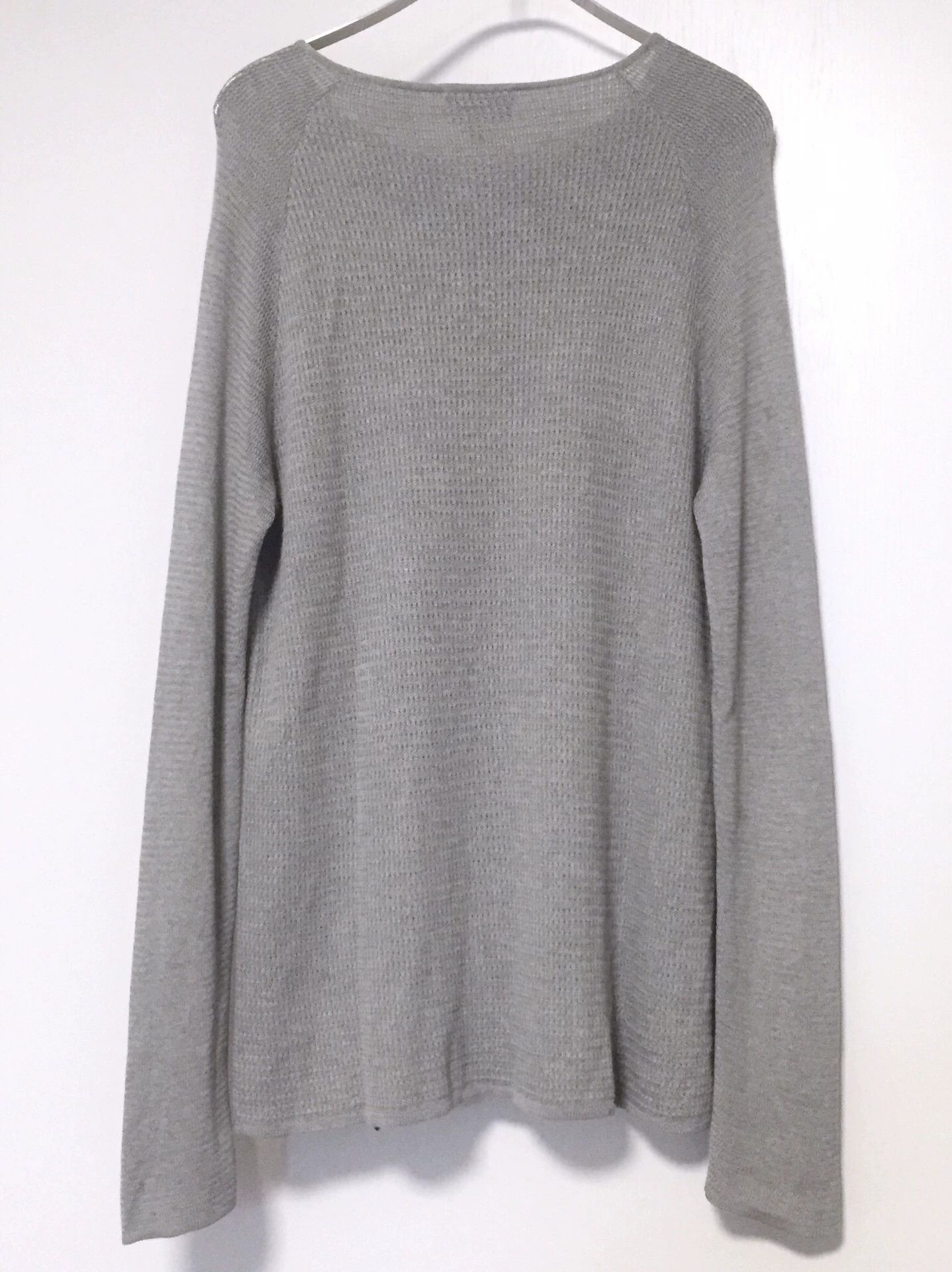 Emporio Armani Emporio Armani Light Gray Knit Sweater Size US M / EU 48-50 / 2 - 5 Thumbnail