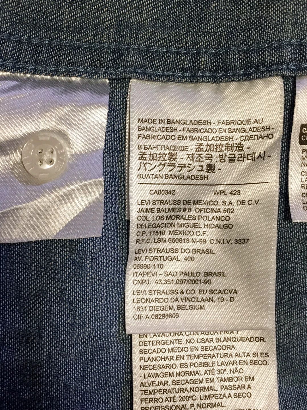 Levi's Levi's Western Denim Shirt Size US S / EU 44-46 / 1 - 9 Thumbnail