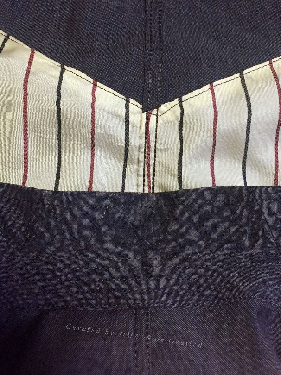 Rei Kawakubo Comme des Garcons Striped Wool Blazer Size US M / EU 48-50 / 2 - 7 Thumbnail