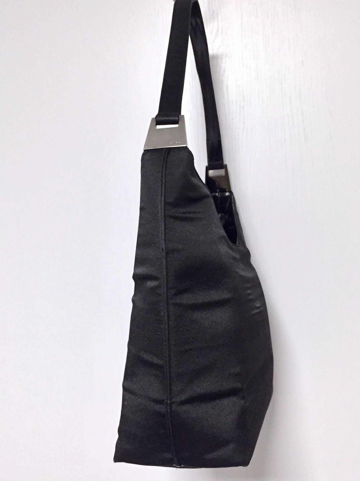 Gucci Gucci Satin Small Black Bag Size ONE SIZE - 3 Thumbnail