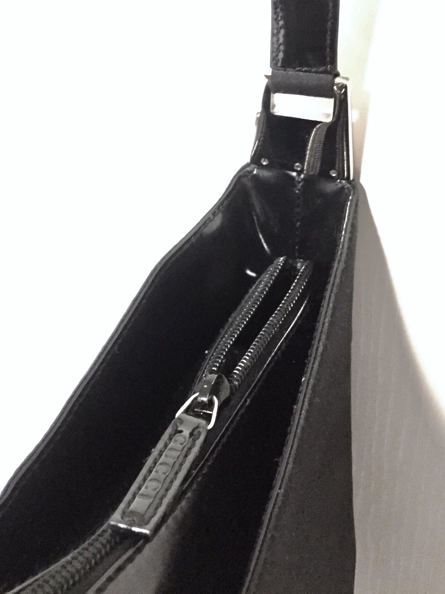 Gucci Gucci Satin Small Black Bag Size ONE SIZE - 5 Thumbnail
