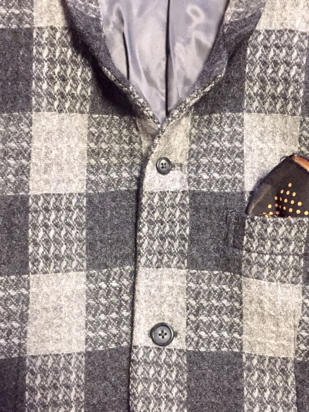 Yohji Yamamoto Yohji Yamamoto Y's Achive Gray Plaid Suit Size US M / EU 48-50 / 2 - 2 Thumbnail
