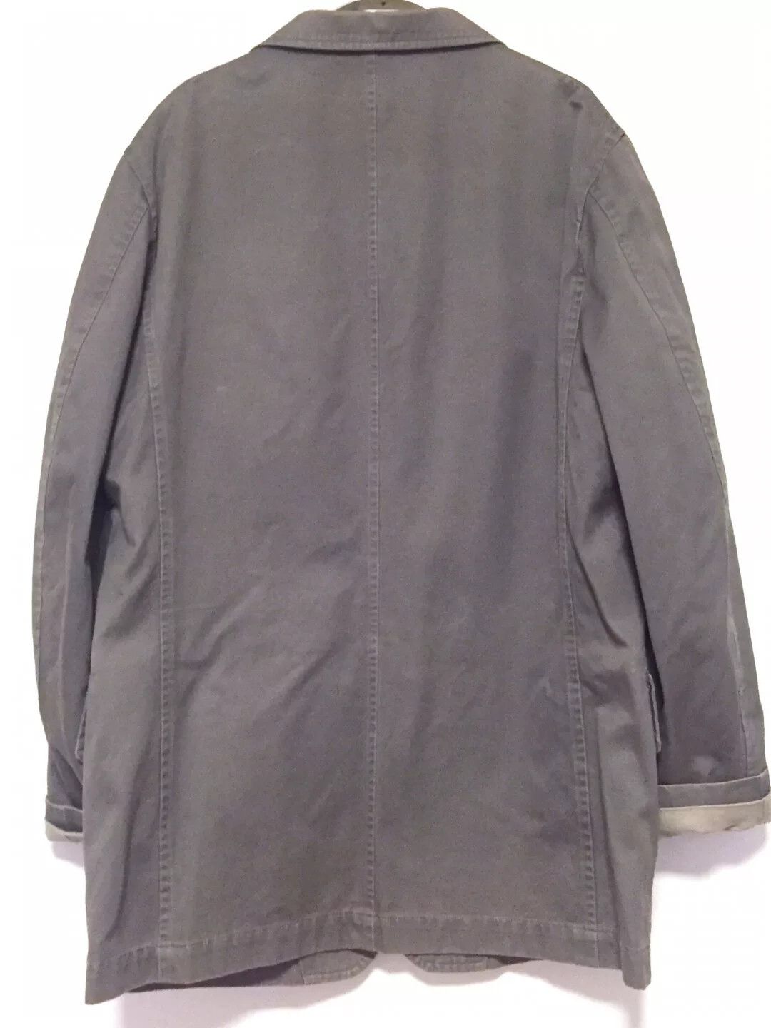 Yohji Yamamoto Yohji Yamamoto Y's Gray Workwear Blazer Size US L / EU 52-54 / 3 - 8 Thumbnail