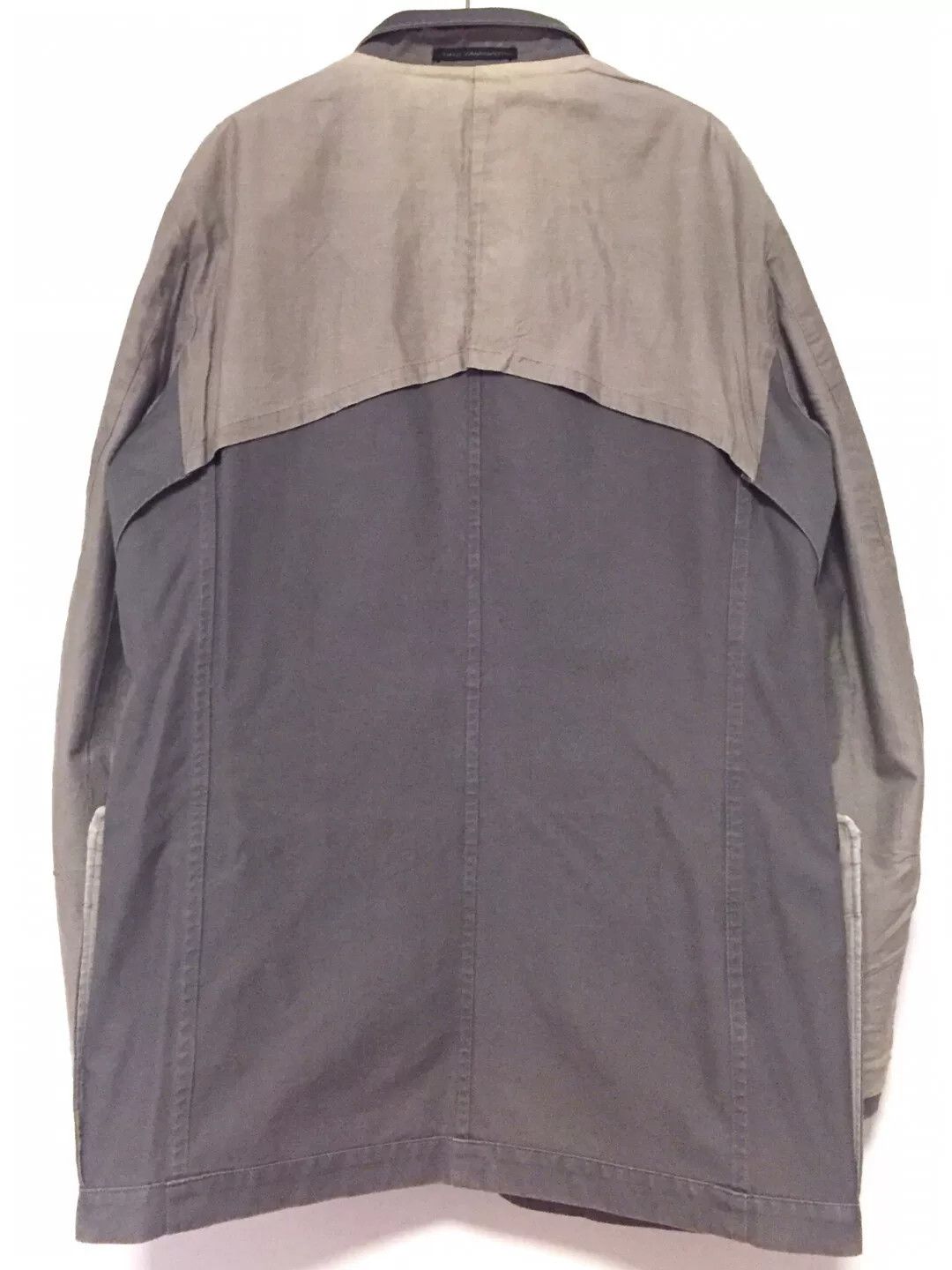 Yohji Yamamoto Yohji Yamamoto Y's Gray Workwear Blazer Size US L / EU 52-54 / 3 - 9 Thumbnail