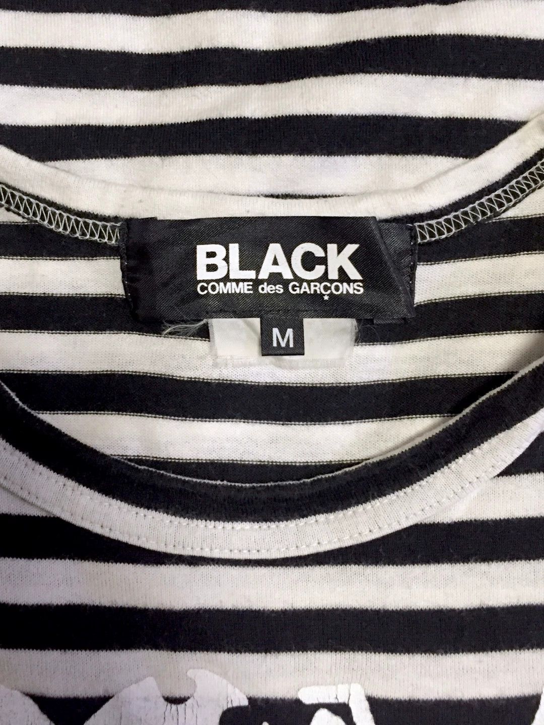 Comme des Garcons COMME des GARCONS Striped Limited Print T-shirt Size US M / EU 48-50 / 2 - 2 Thumbnail