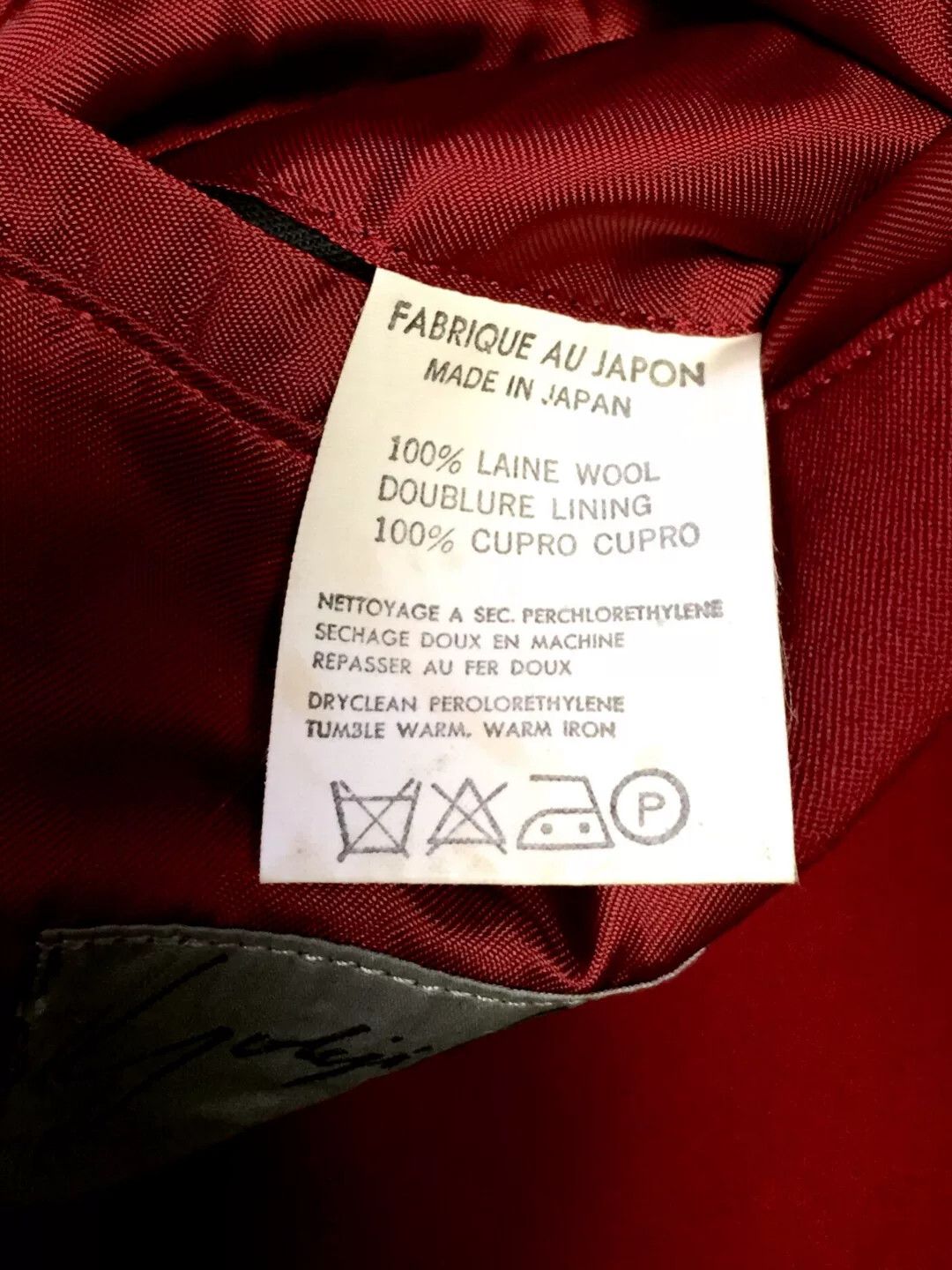 Yohji Yamamoto Yohji Yamamoto Archive Red Wool Blazer Size US S / EU 44-46 / 1 - 9 Thumbnail