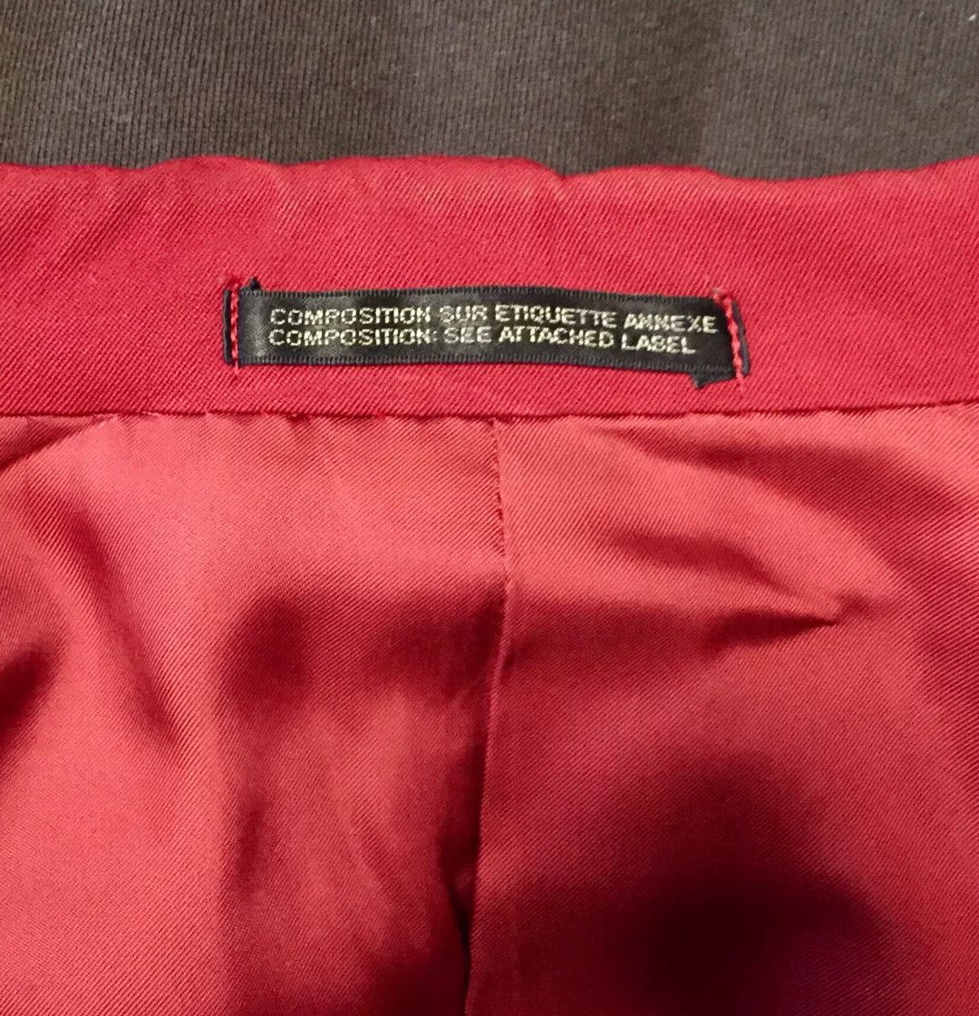 Yohji Yamamoto Yohji Yamamoto Archive Red Wool Blazer Size US S / EU 44-46 / 1 - 4 Thumbnail