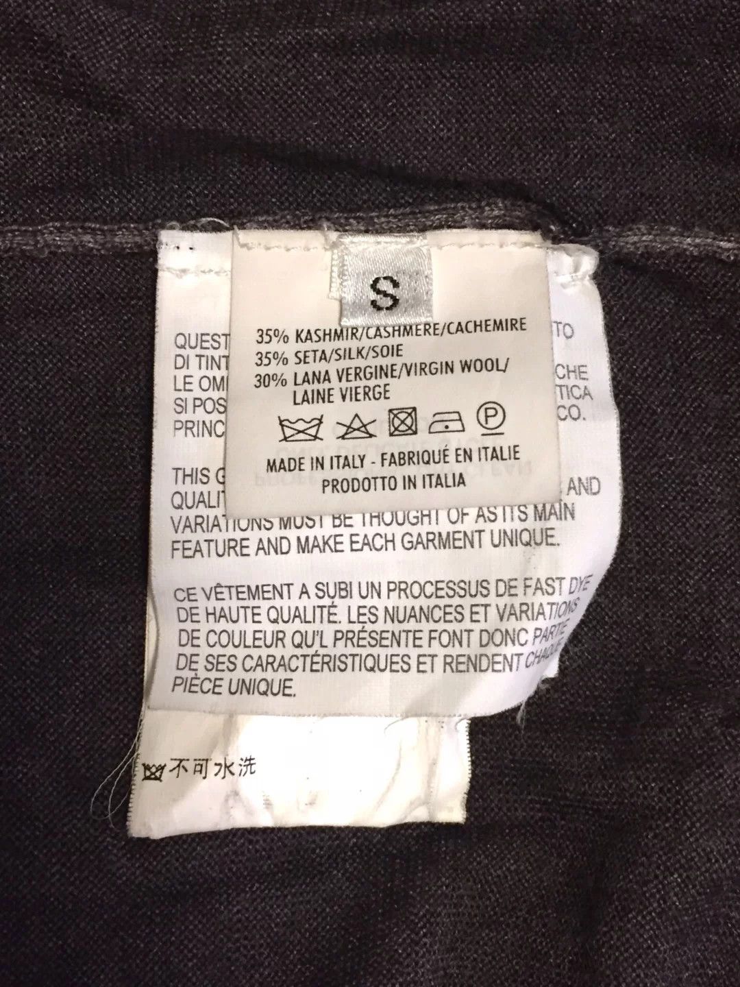 Saint Laurent Paris Saint Laurent Yves Old Logo Cashmere Cardigan Size US S / EU 44-46 / 1 - 8 Thumbnail
