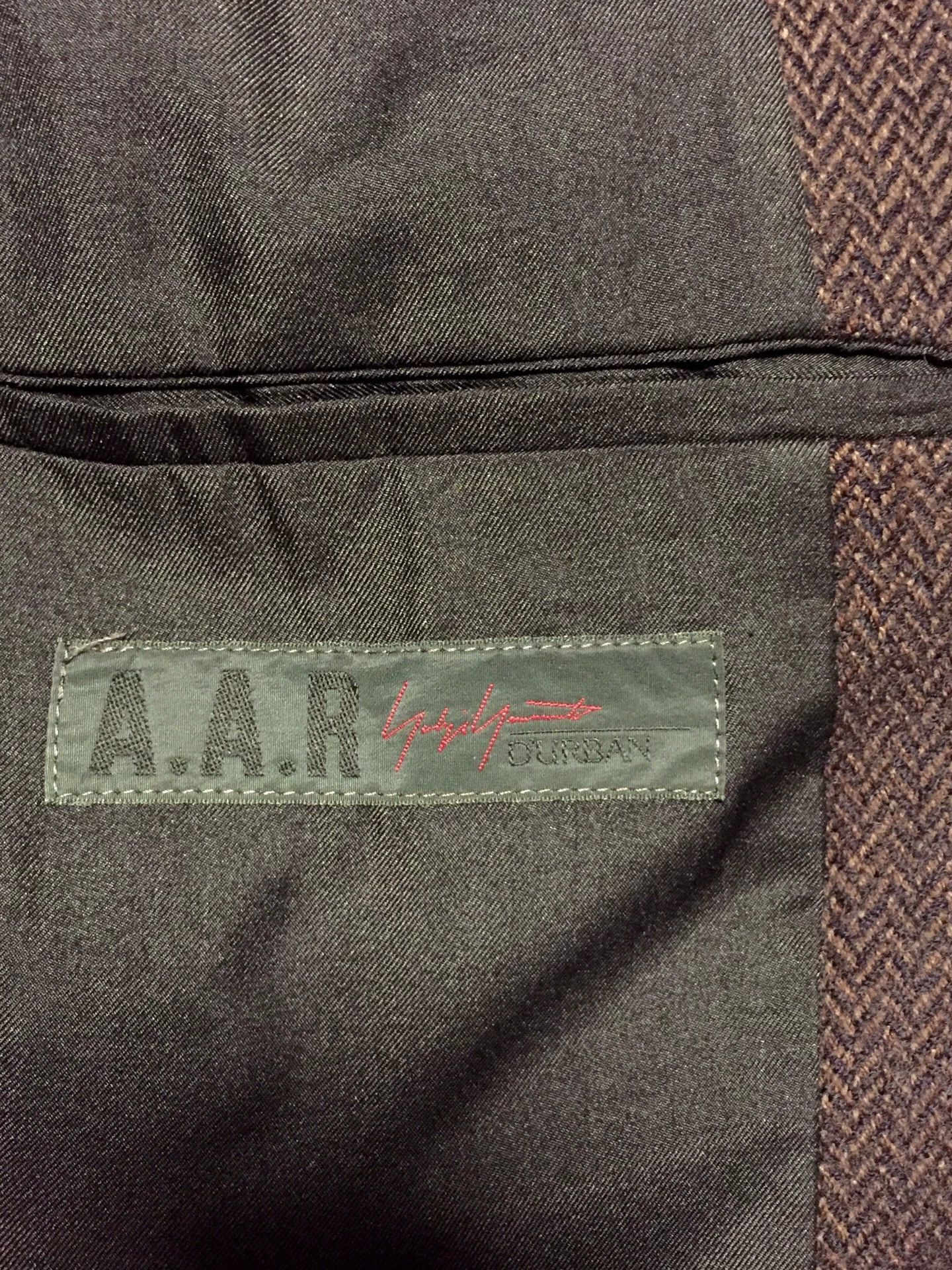 Yohji Yamamoto Yohji Yamamoto A.A.R Herringbone Wool Blazer Size US M / EU 48-50 / 2 - 5 Thumbnail