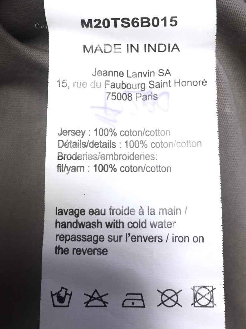 Lanvin Lanvin Show T-shirt Wool Tapestry Embroidery Size US S / EU 44-46 / 1 - 8 Thumbnail