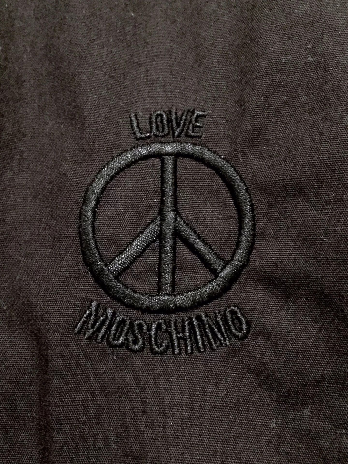 Moschino Moschino Black Embroidered Shirt Size US S / EU 44-46 / 1 - 2 Thumbnail