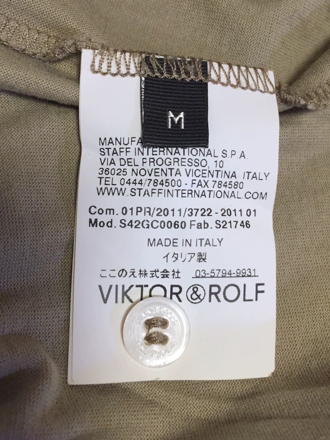 Viktor & Rolf Viktor& Rolf Short Sleeve T-Shirt Size US M / EU 48-50 / 2 - 5 Thumbnail