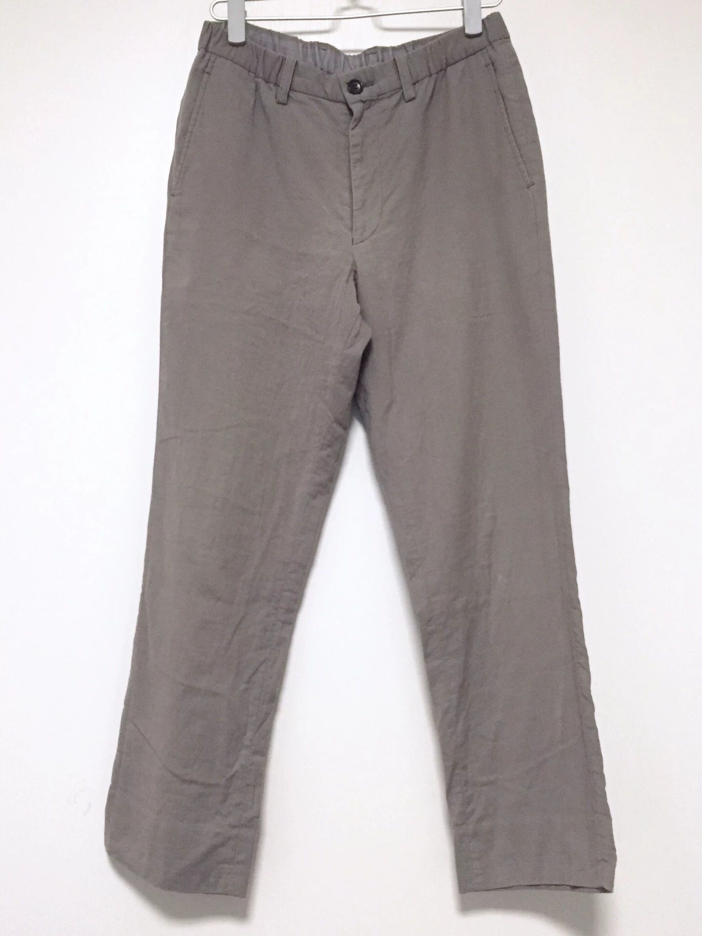 Issey Miyake Issey Miyake Men Gray Cotton Pants Size US 30 / EU 46 - 2 Thumbnail