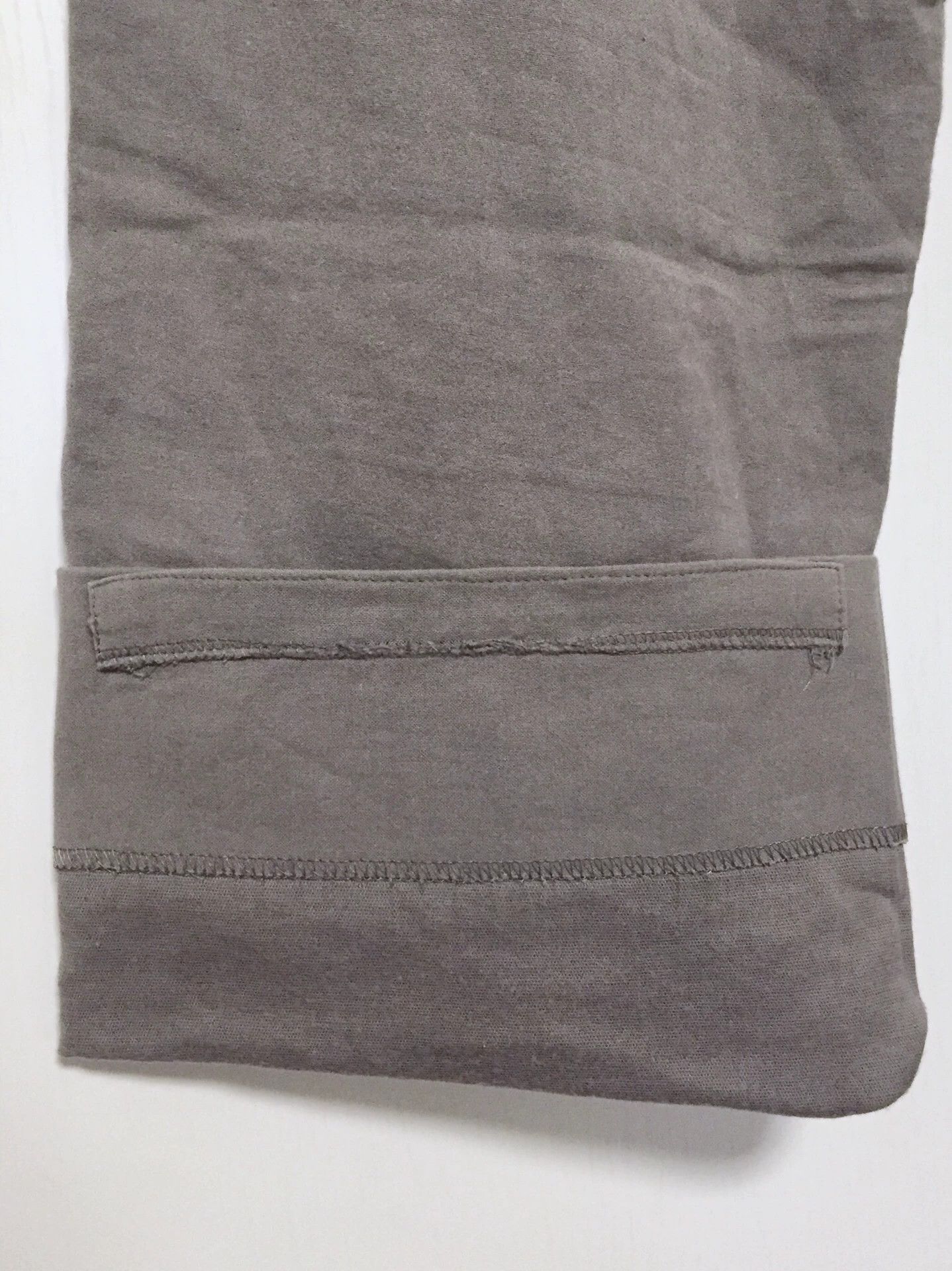 Issey Miyake Issey Miyake Men Gray Cotton Pants Size US 30 / EU 46 - 8 Thumbnail
