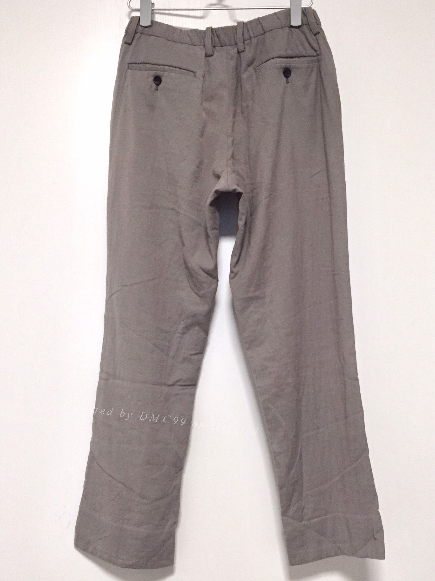 Issey Miyake Issey Miyake Men Gray Cotton Pants Size US 30 / EU 46 - 5 Thumbnail