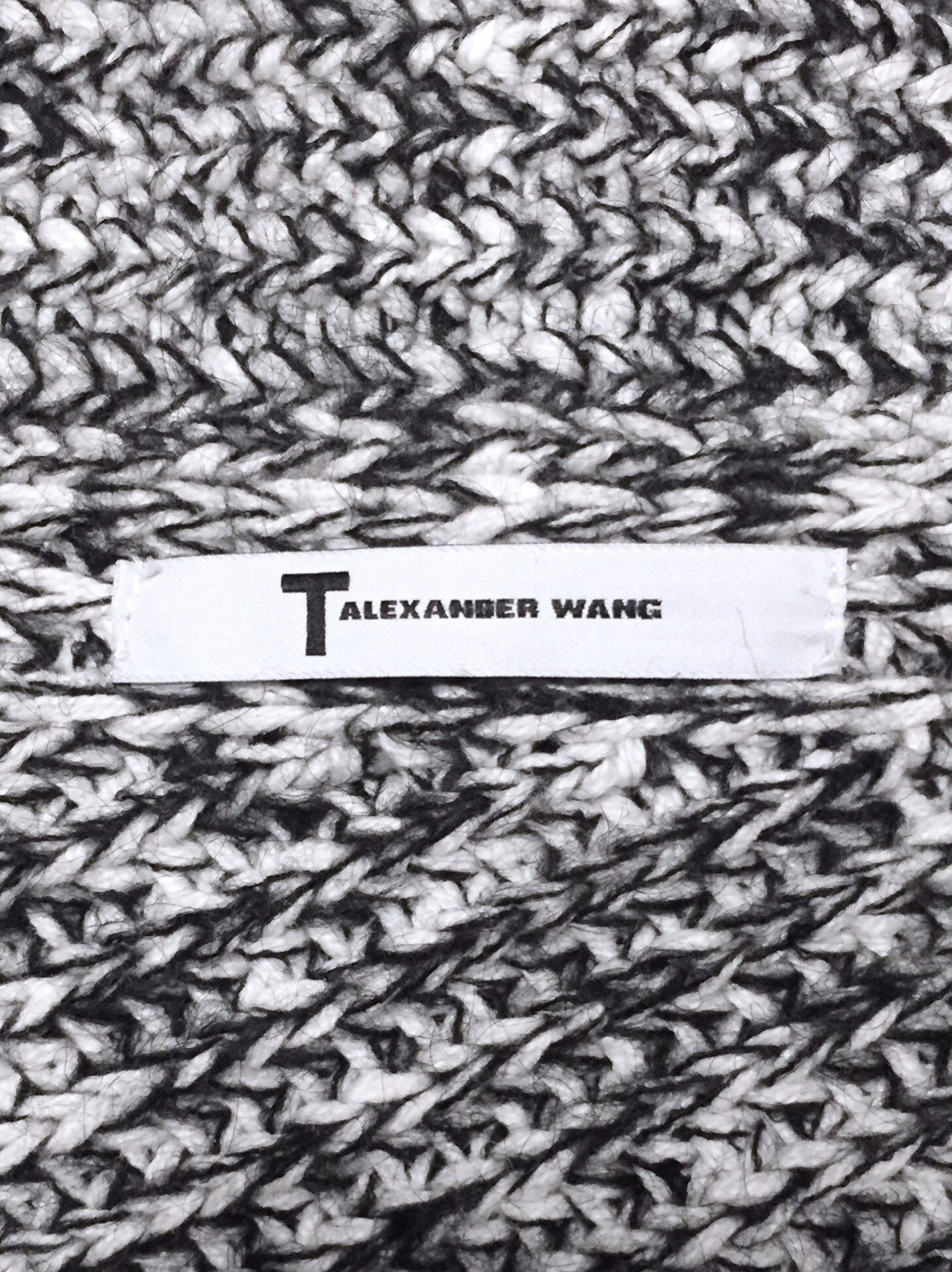 Alexander Wang Alexander Wang Black White Mixed Sweater Size XS / US 0-2 / IT 36-38 - 2 Thumbnail