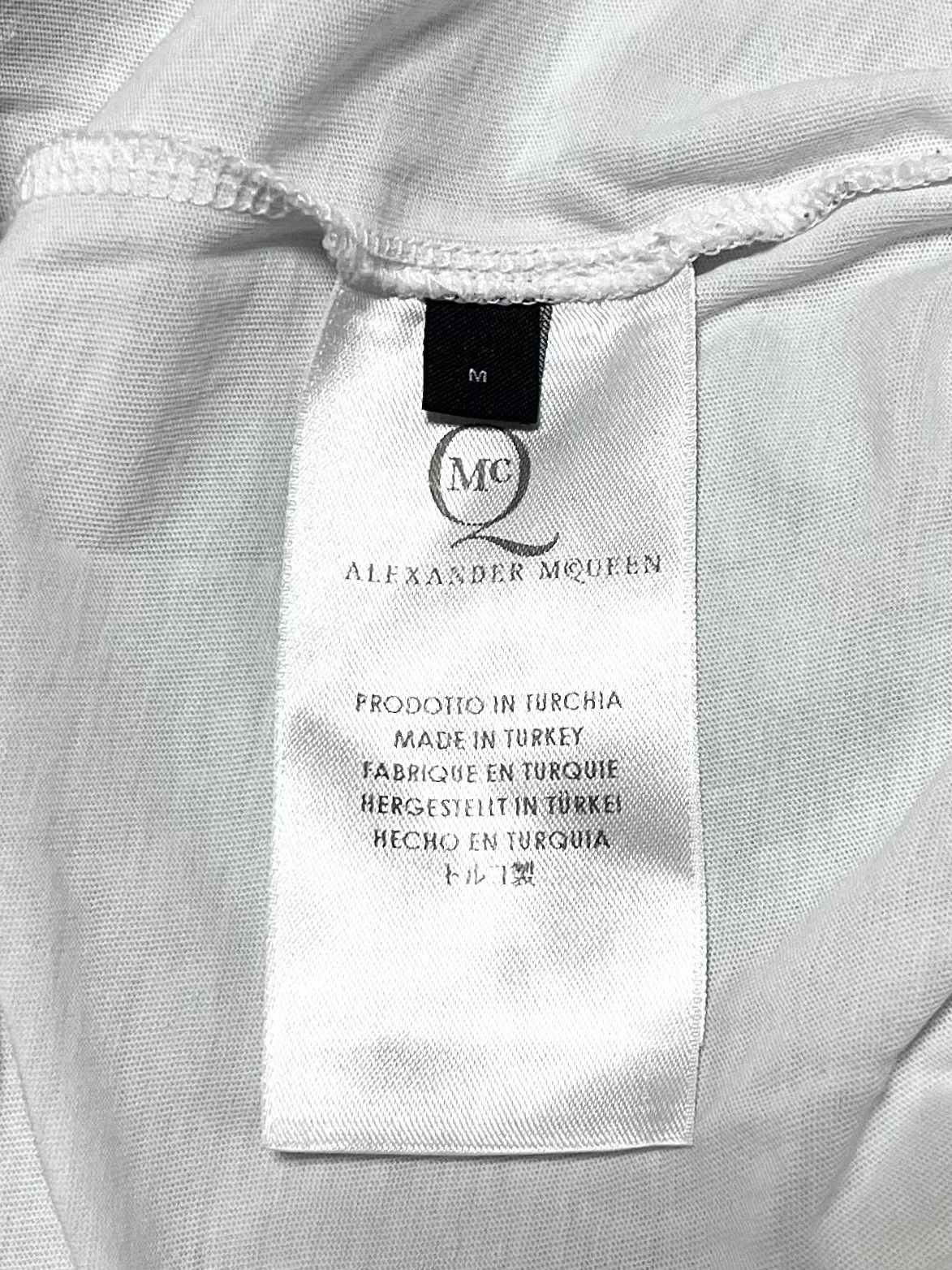 McQ Alexander McQueen McQueen Patchwork White Printed T-Shirt Size US M / EU 48-50 / 2 - 6 Thumbnail