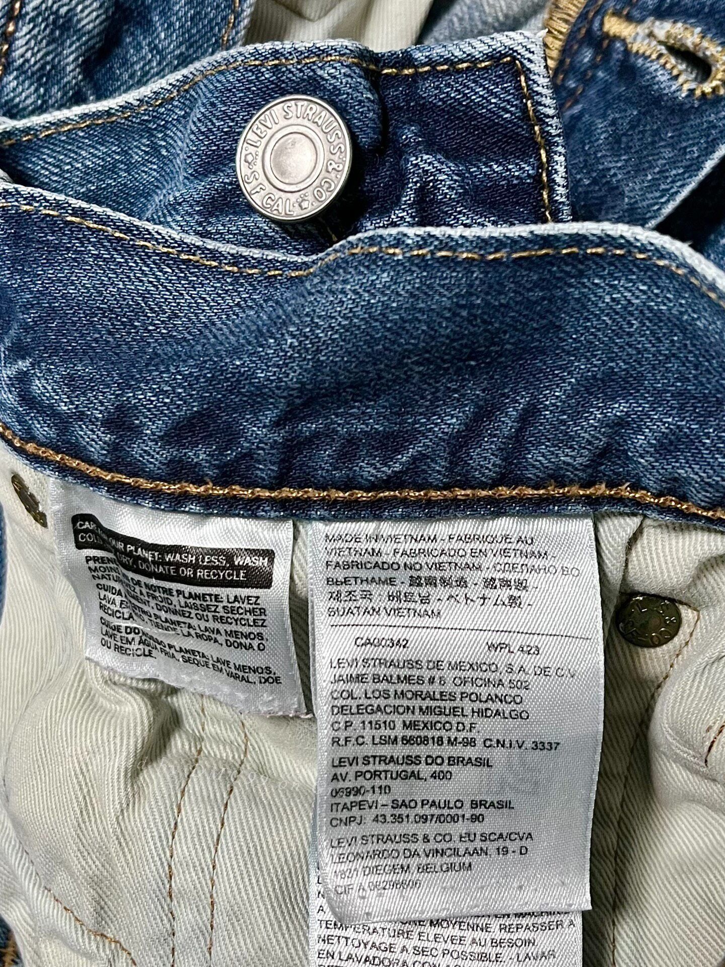 LVC LVC Levi's 501 Denim Jeans Size US 30 / EU 46 - 9 Thumbnail