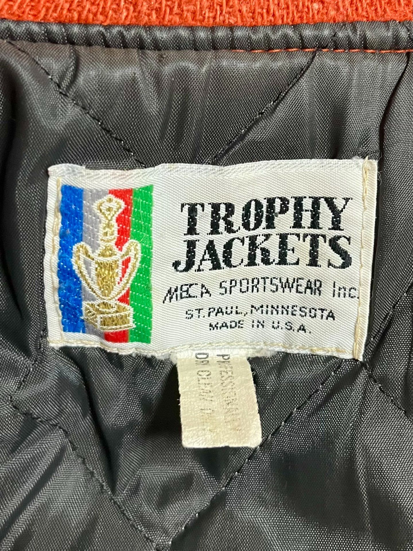 Trophy Clothing 70s US Vintage Trophy Baseball Jacket Size US M / EU 48-50 / 2 - 2 Thumbnail