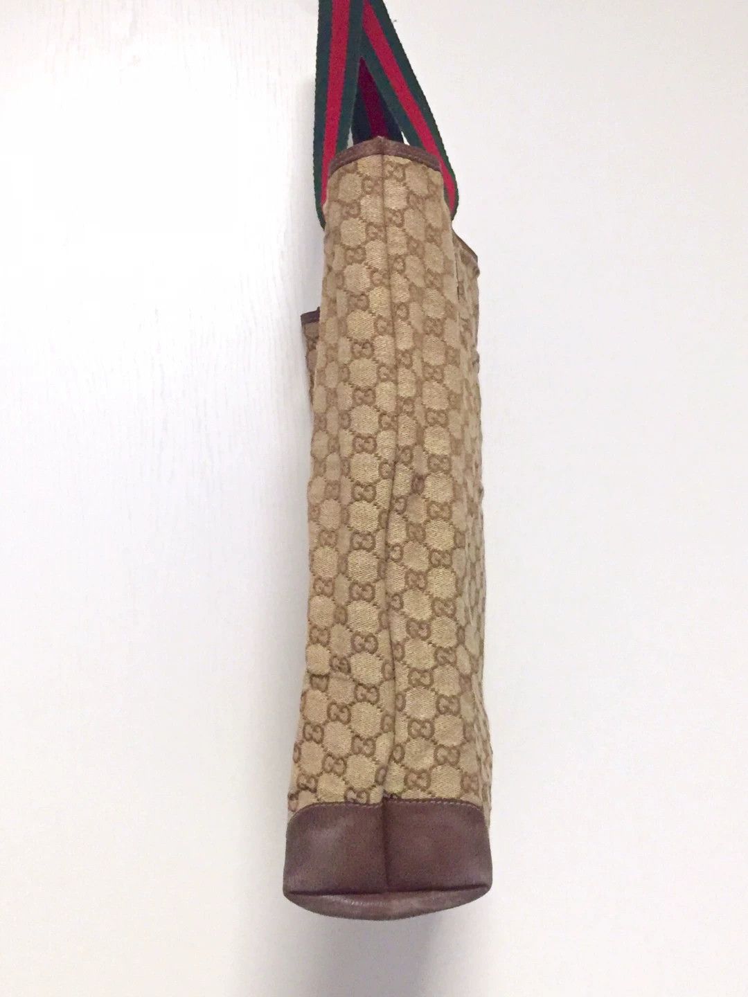 Gucci Gucci Logo Fabric Tote Bag Size ONE SIZE - 5 Thumbnail