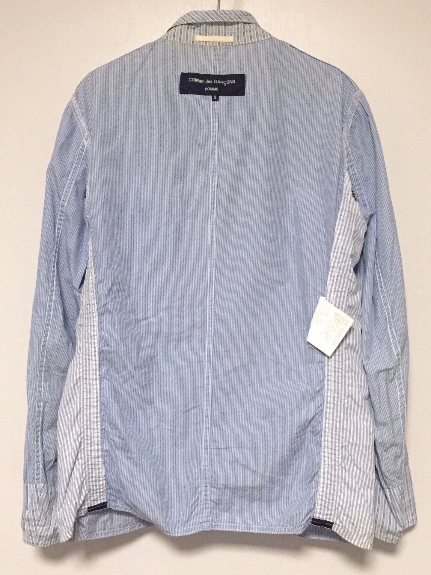 Comme des Garcons Comme des Garcons Stripe Pleated Blazer Size US S / EU 44-46 / 1 - 6 Thumbnail